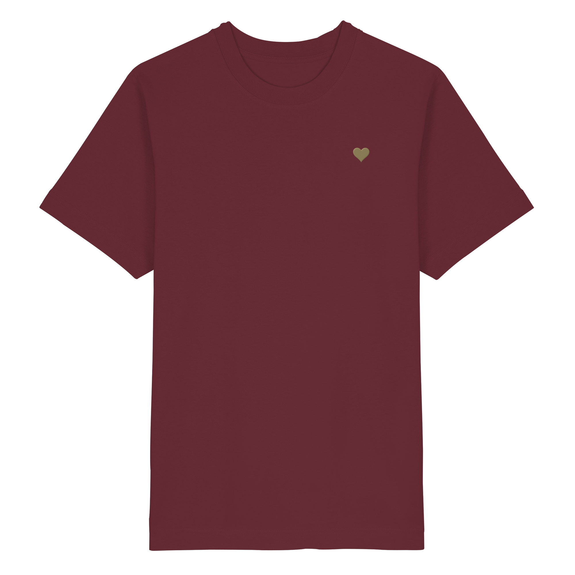 Heavy Oversized Shirt - Herz aus Gold