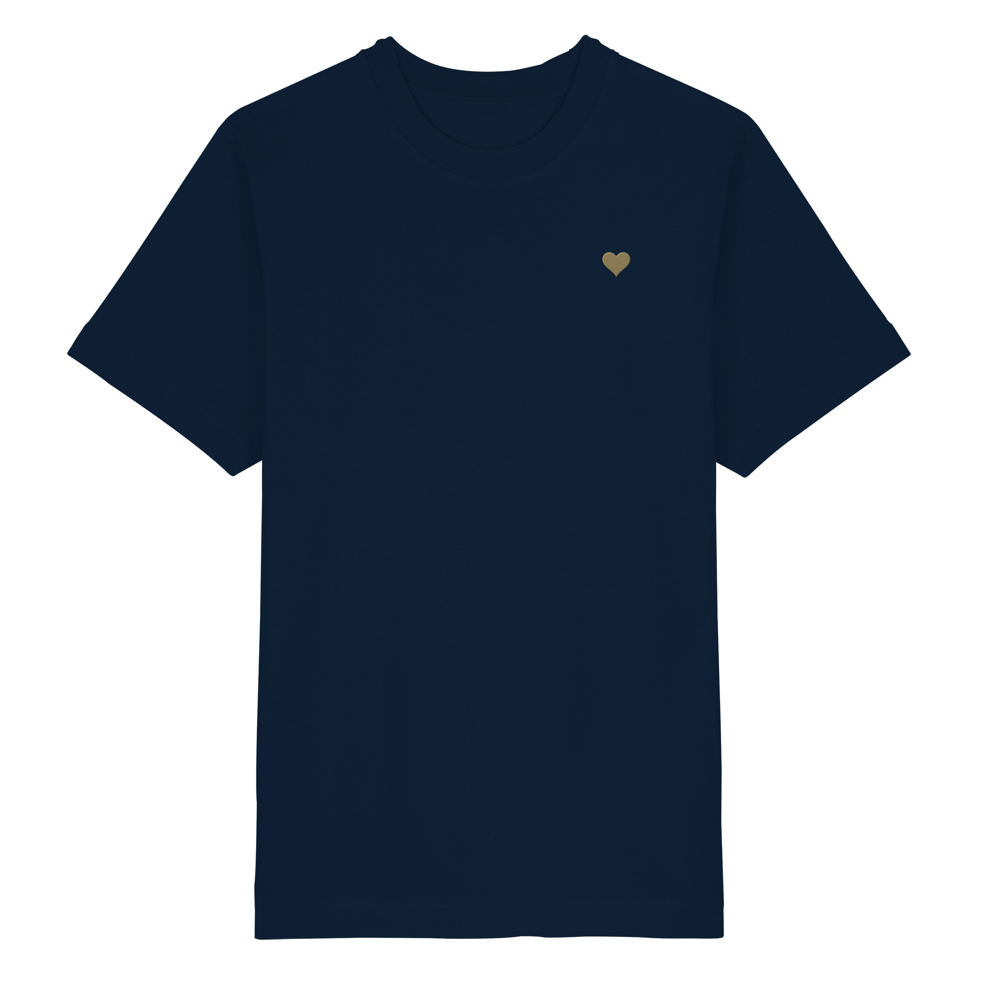 Heavy Oversized Shirt - Herz aus Gold