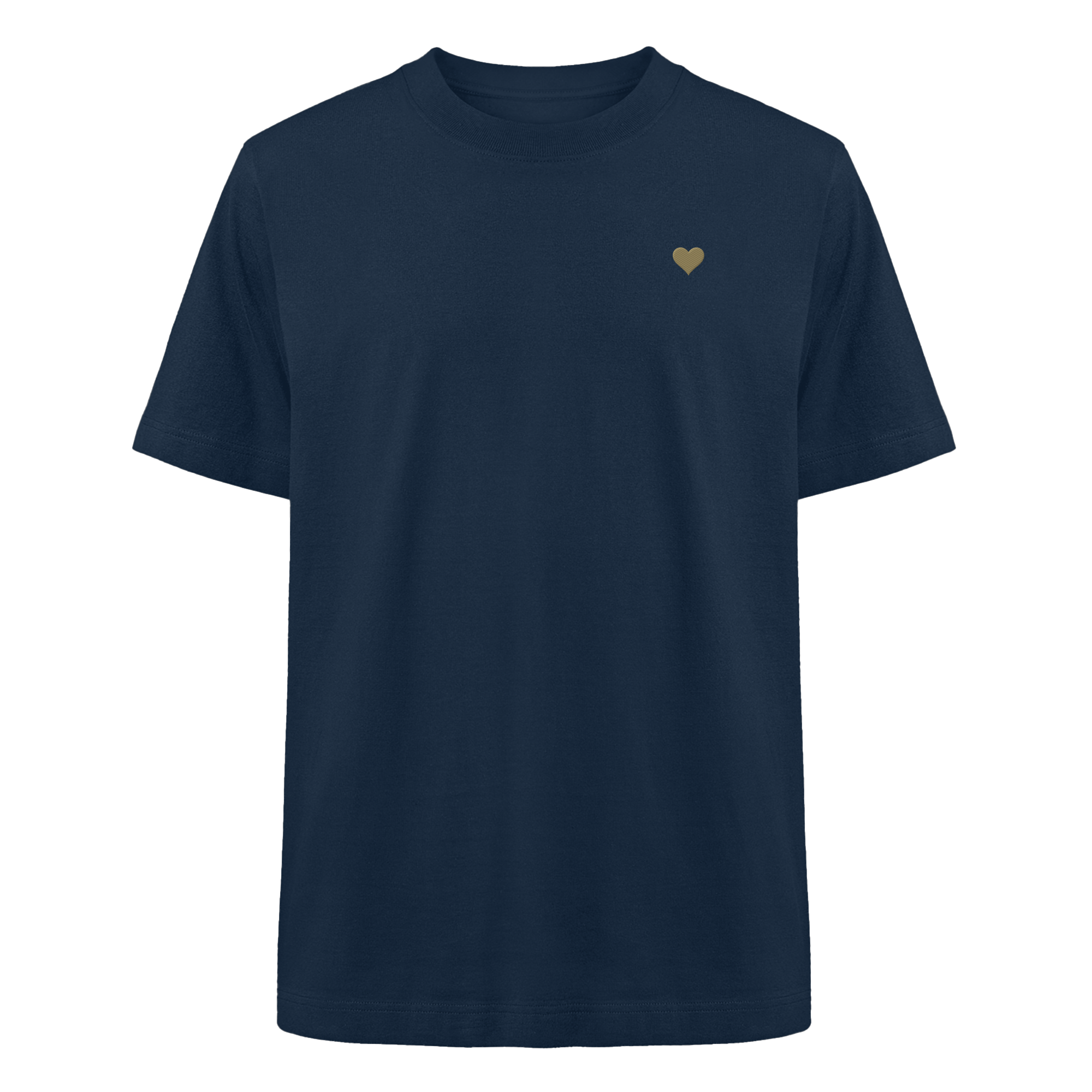 Heavy Oversized Shirt - Herz aus Gold