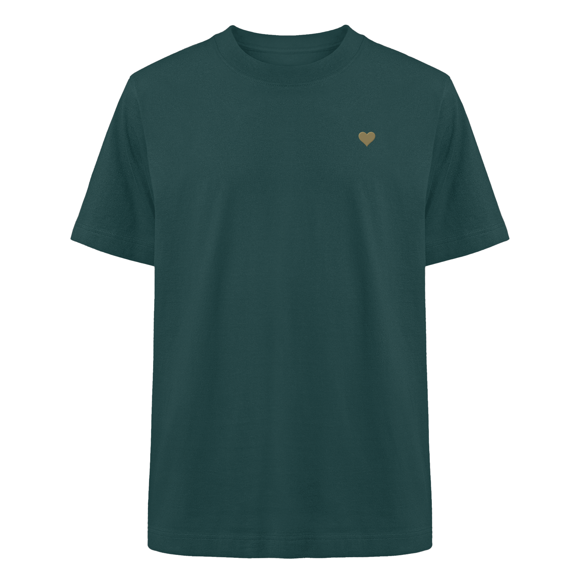 Heavy Oversized Shirt - Herz aus Gold