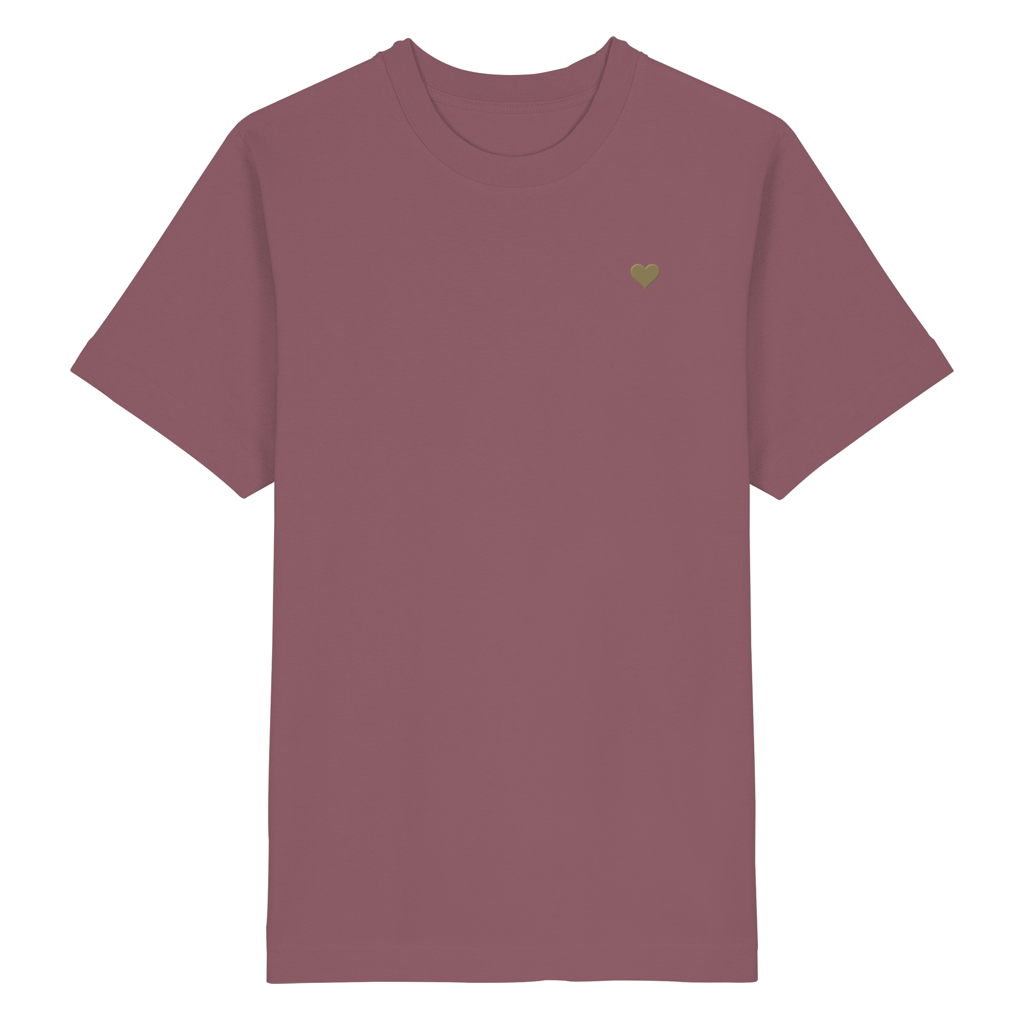 Heavy Oversized Shirt - Herz aus Gold