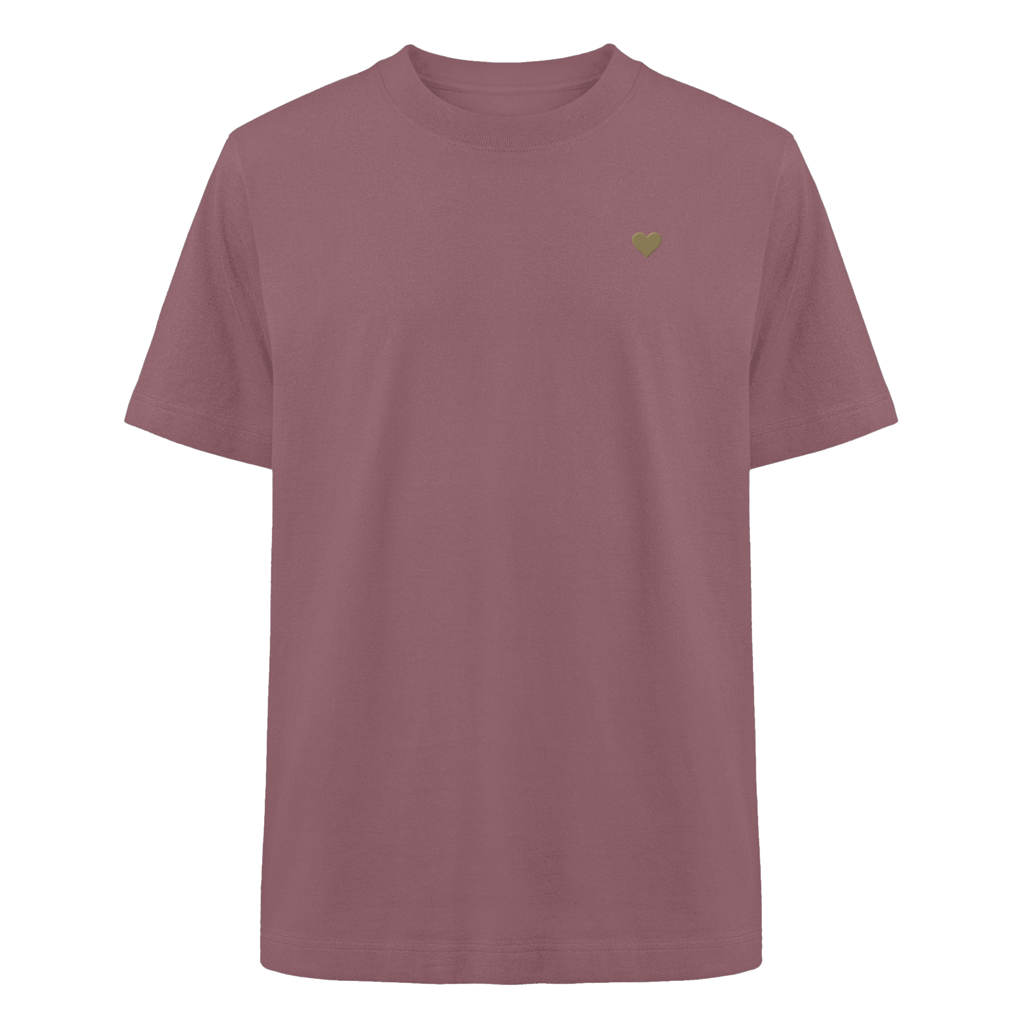 Heavy Oversized Shirt - Herz aus Gold