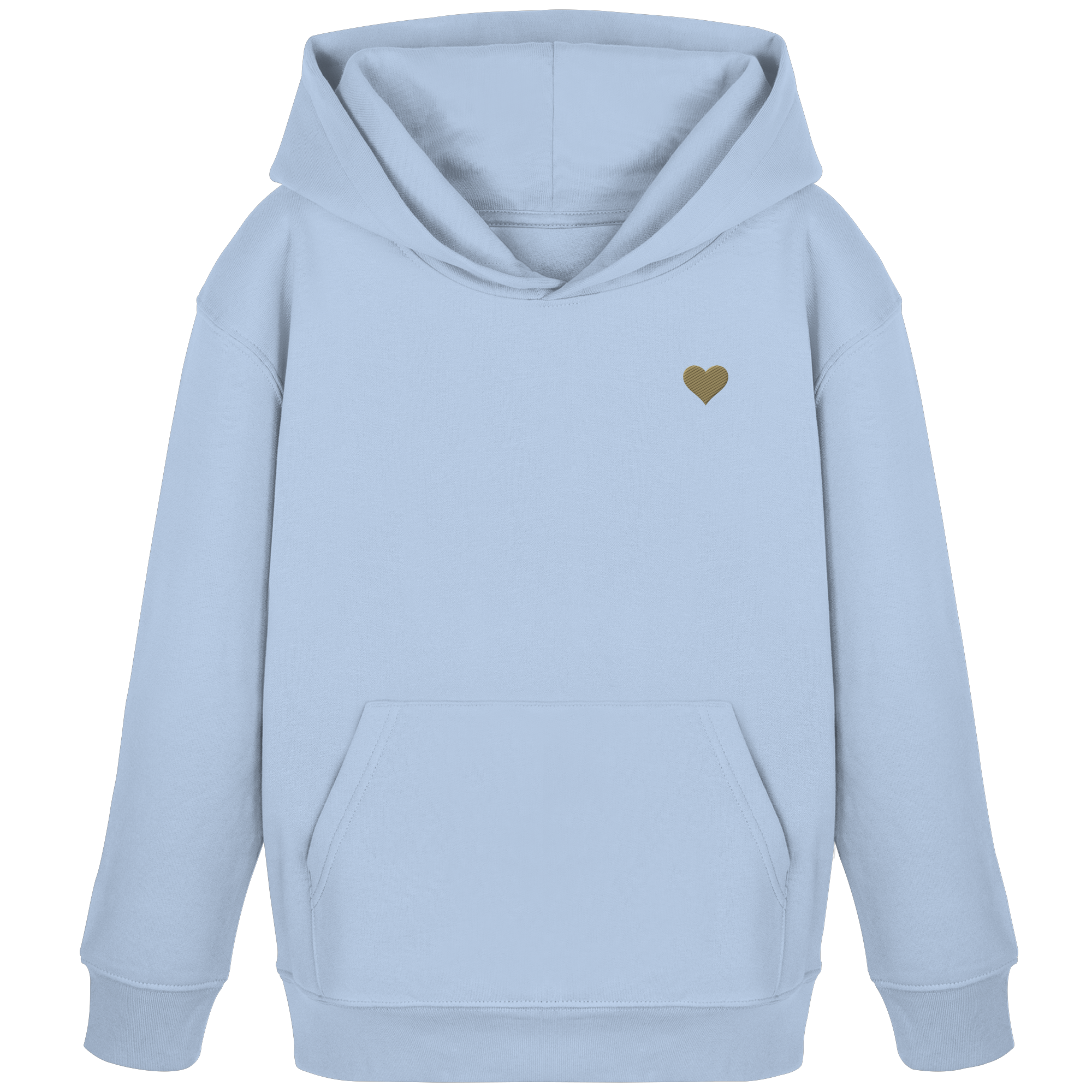 Kids Hoodie - Herz aus Gold