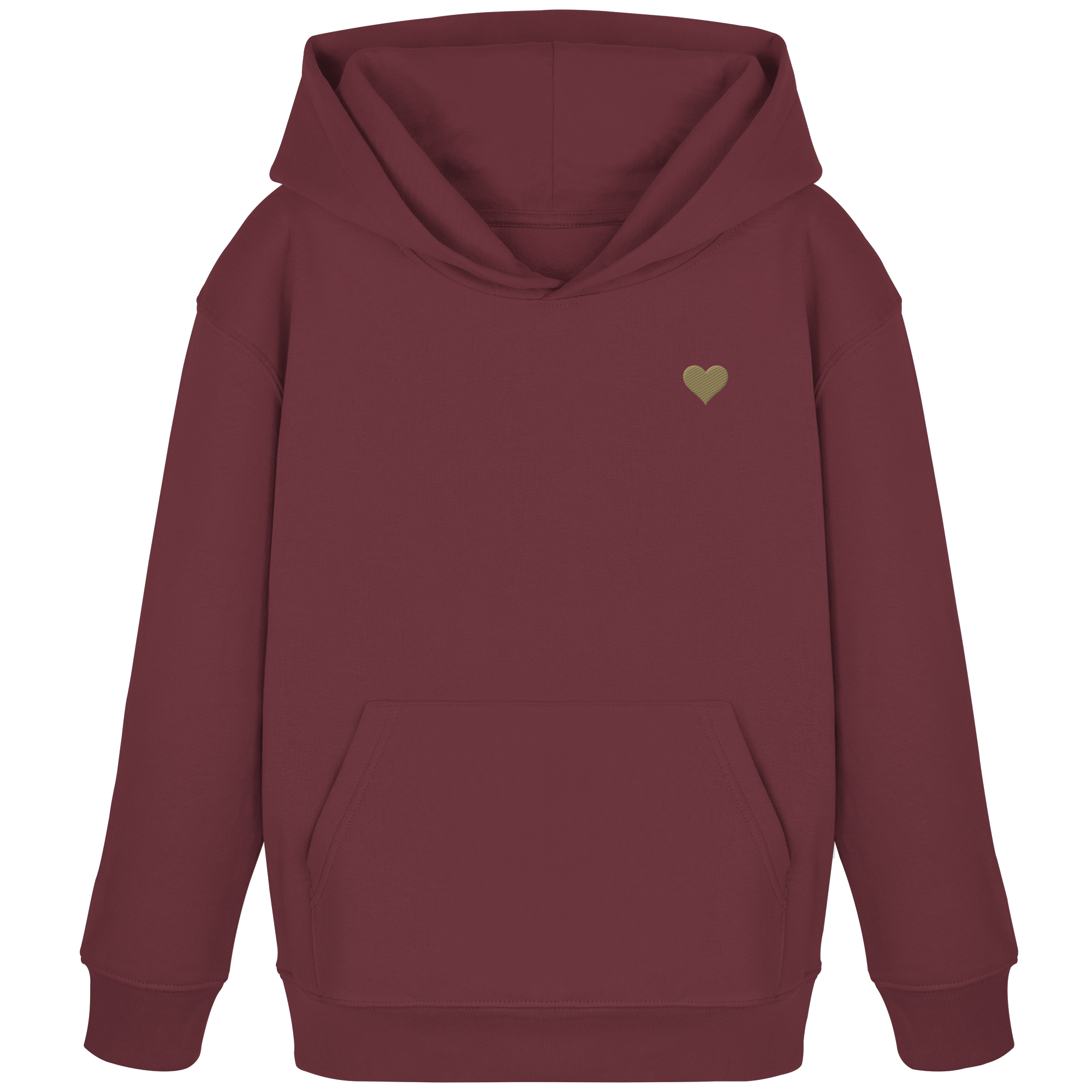 Kids Hoodie - Herz aus Gold