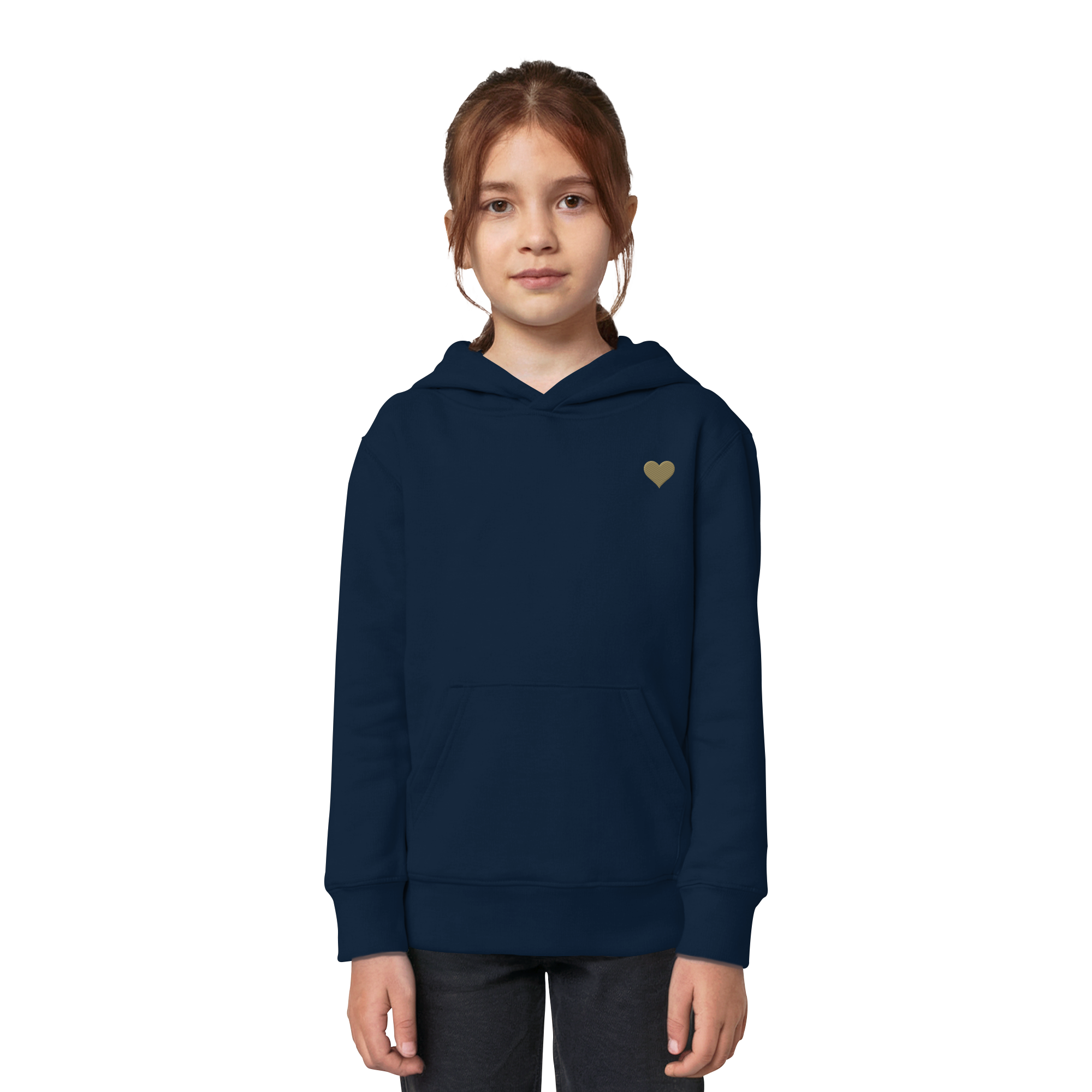 Kids Hoodie - Herz aus Gold