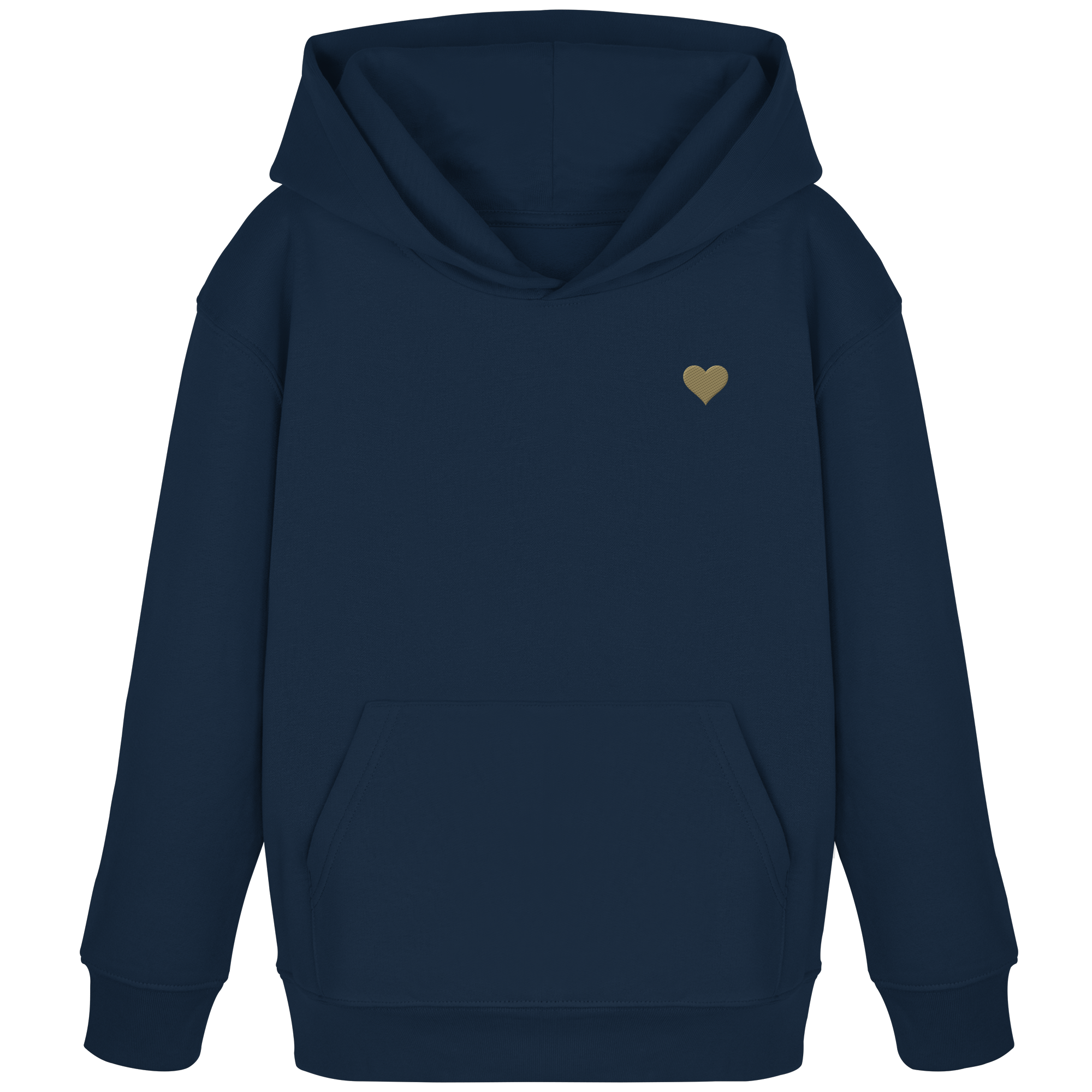 Kids Hoodie - Herz aus Gold