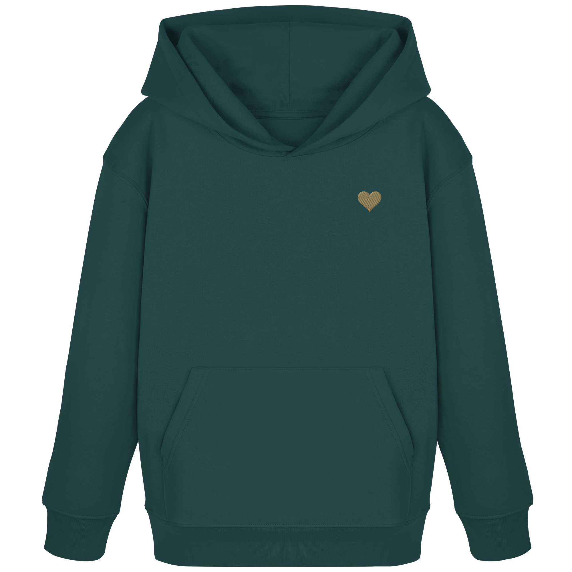 Kids Hoodie - Herz aus Gold