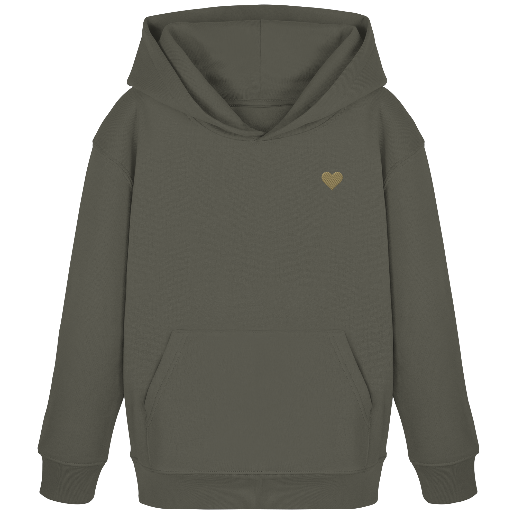 Kids Hoodie - Herz aus Gold