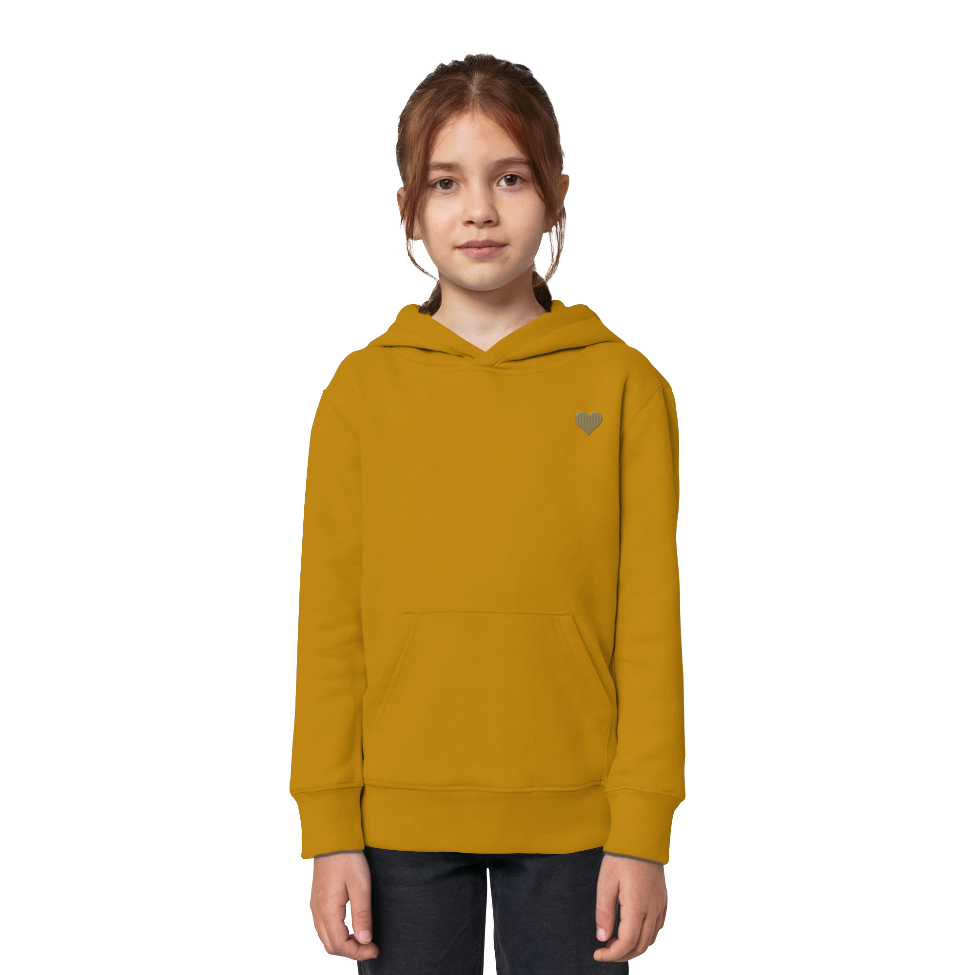 Kids Hoodie - Herz aus Gold