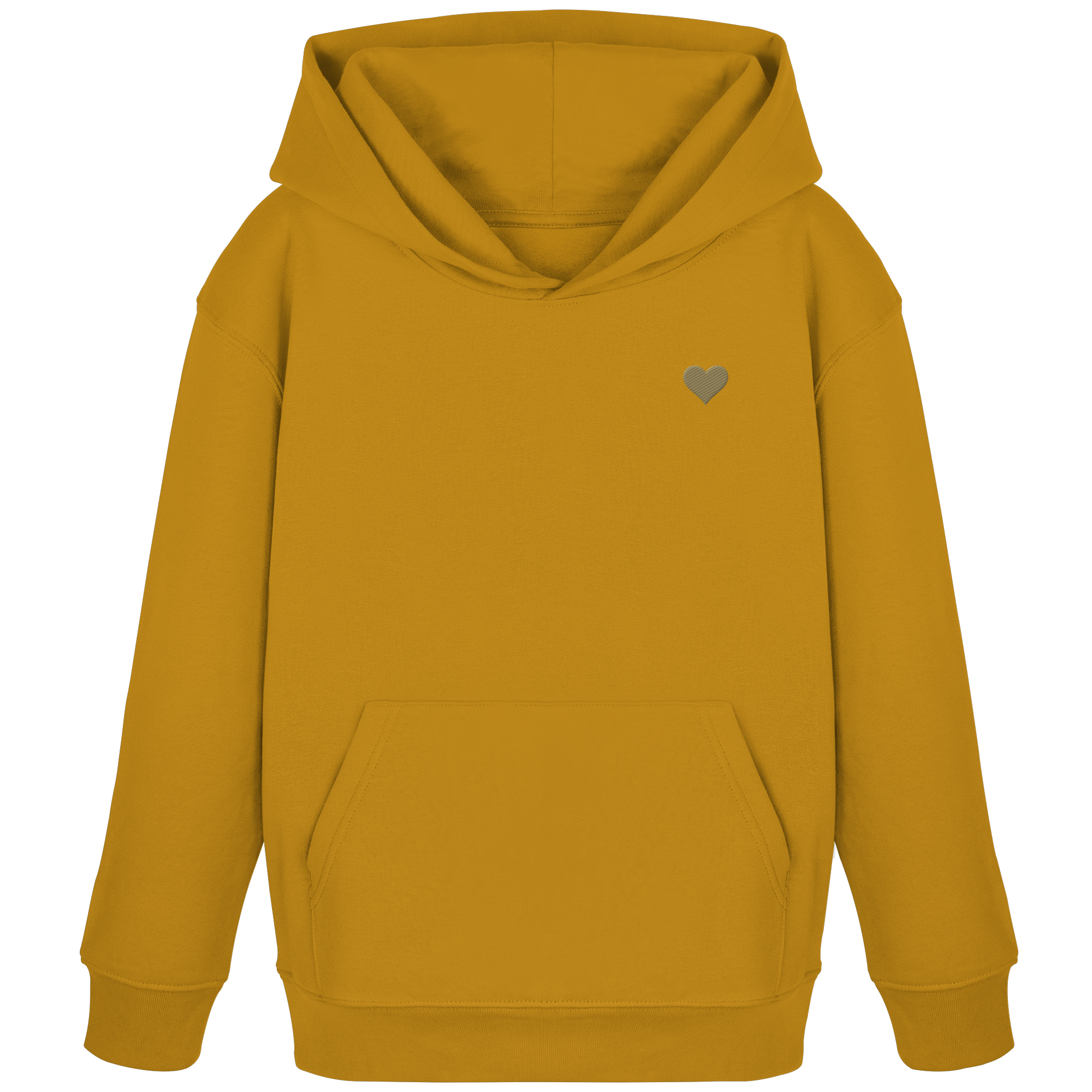 Kids Hoodie - Herz aus Gold