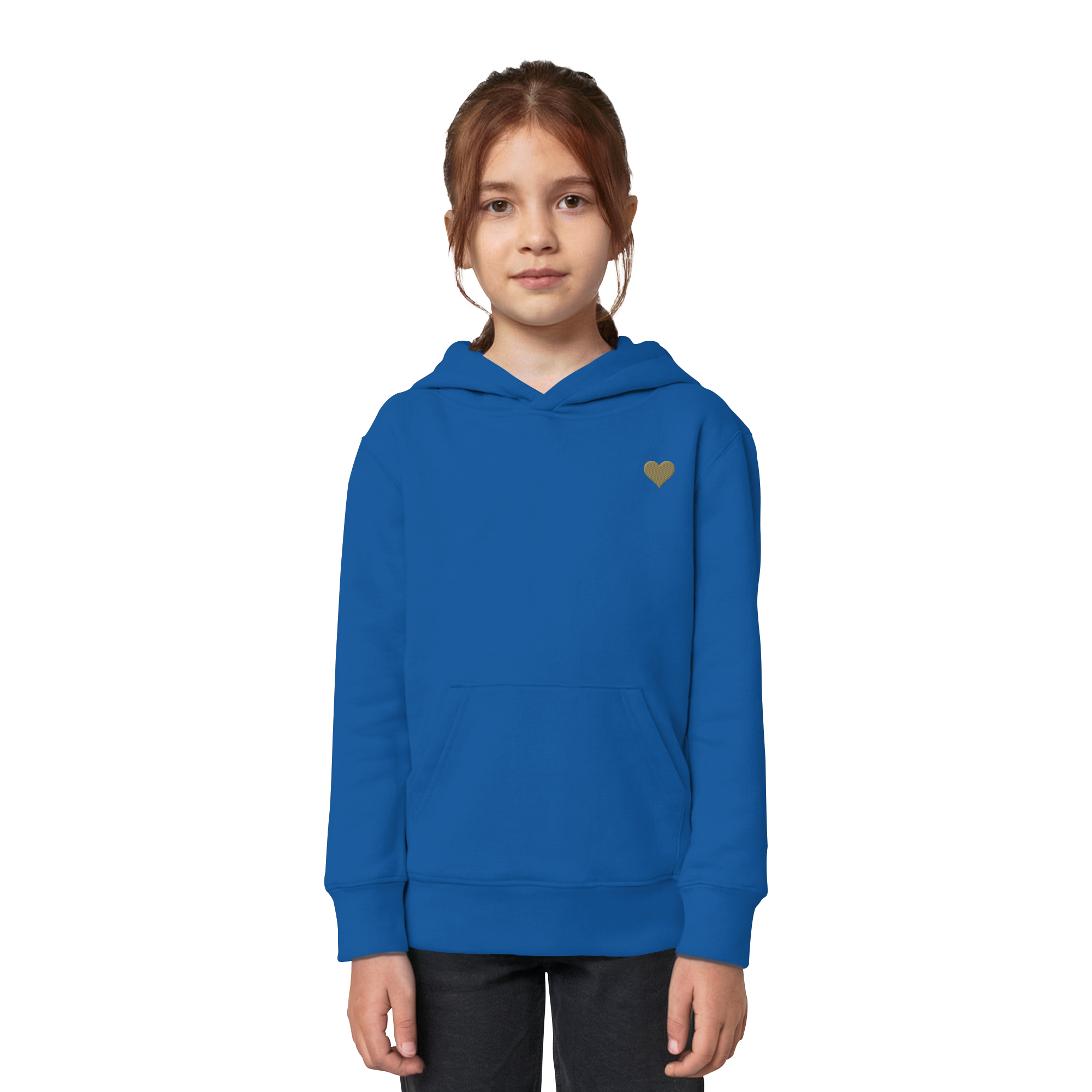 Kids Hoodie - Herz aus Gold