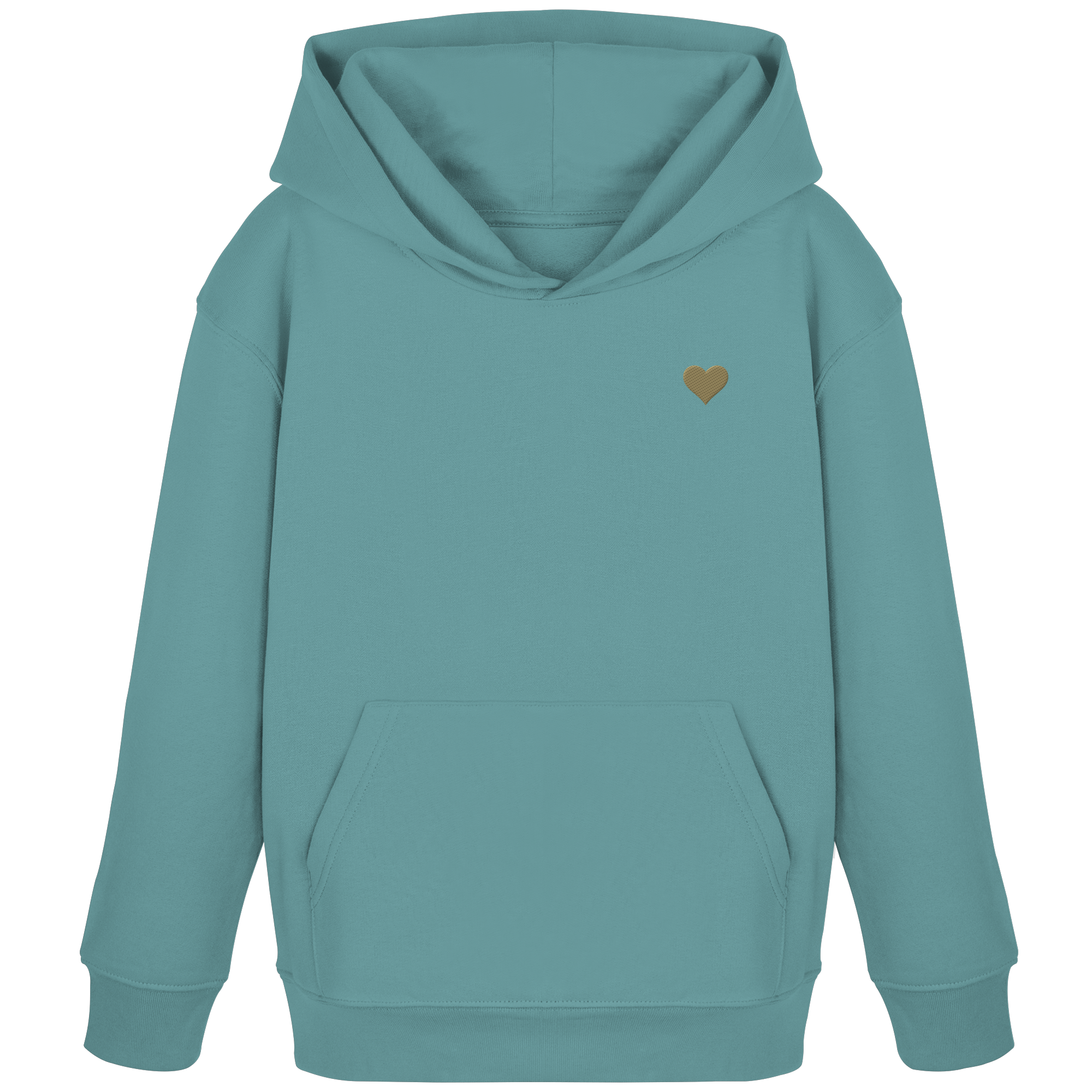 Kids Hoodie - Herz aus Gold
