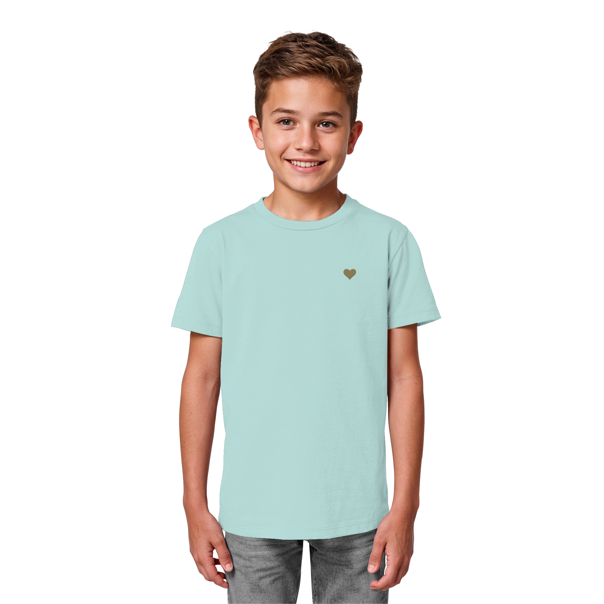 Kids Shirt - Herz aus Gold