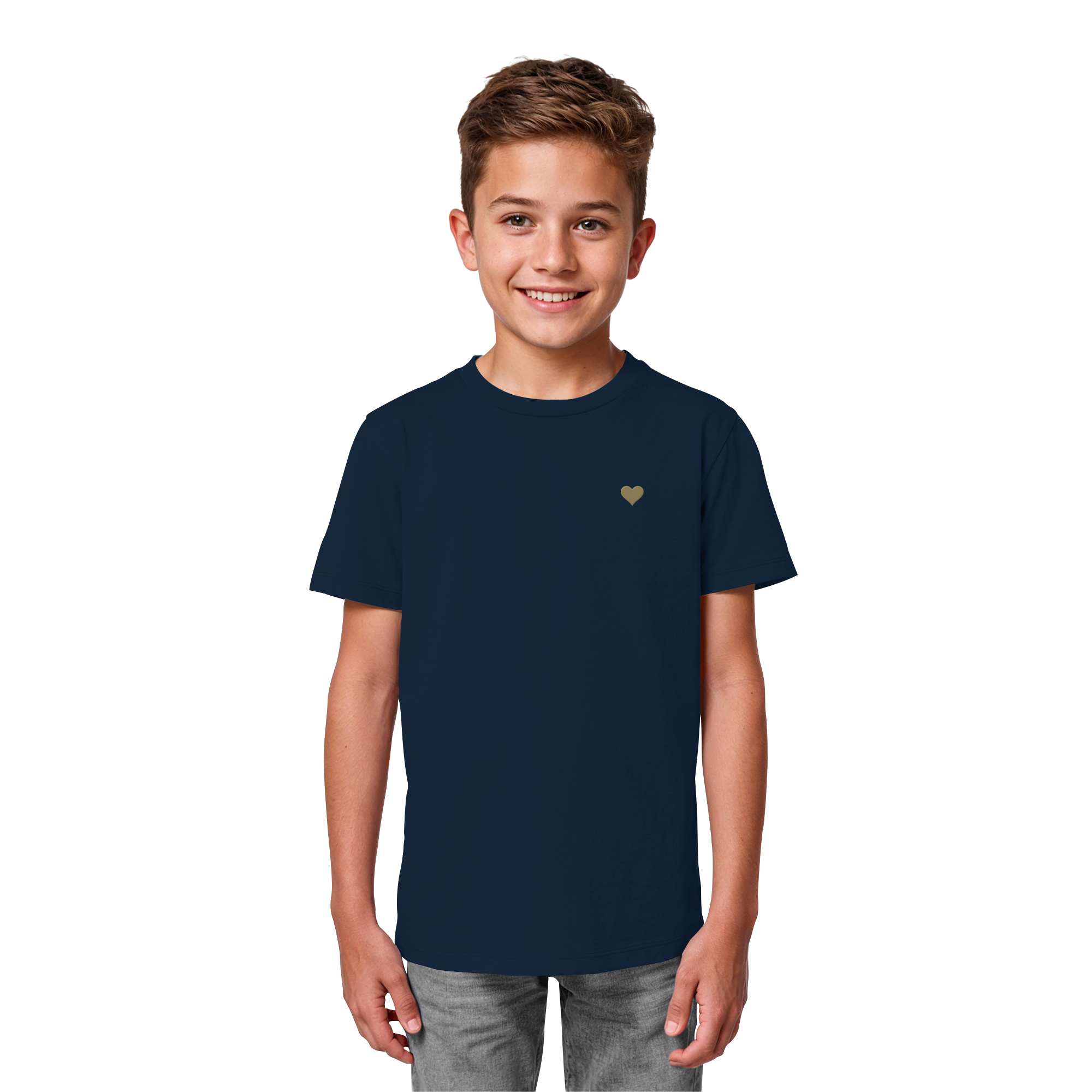 Kids Shirt - Herz aus Gold