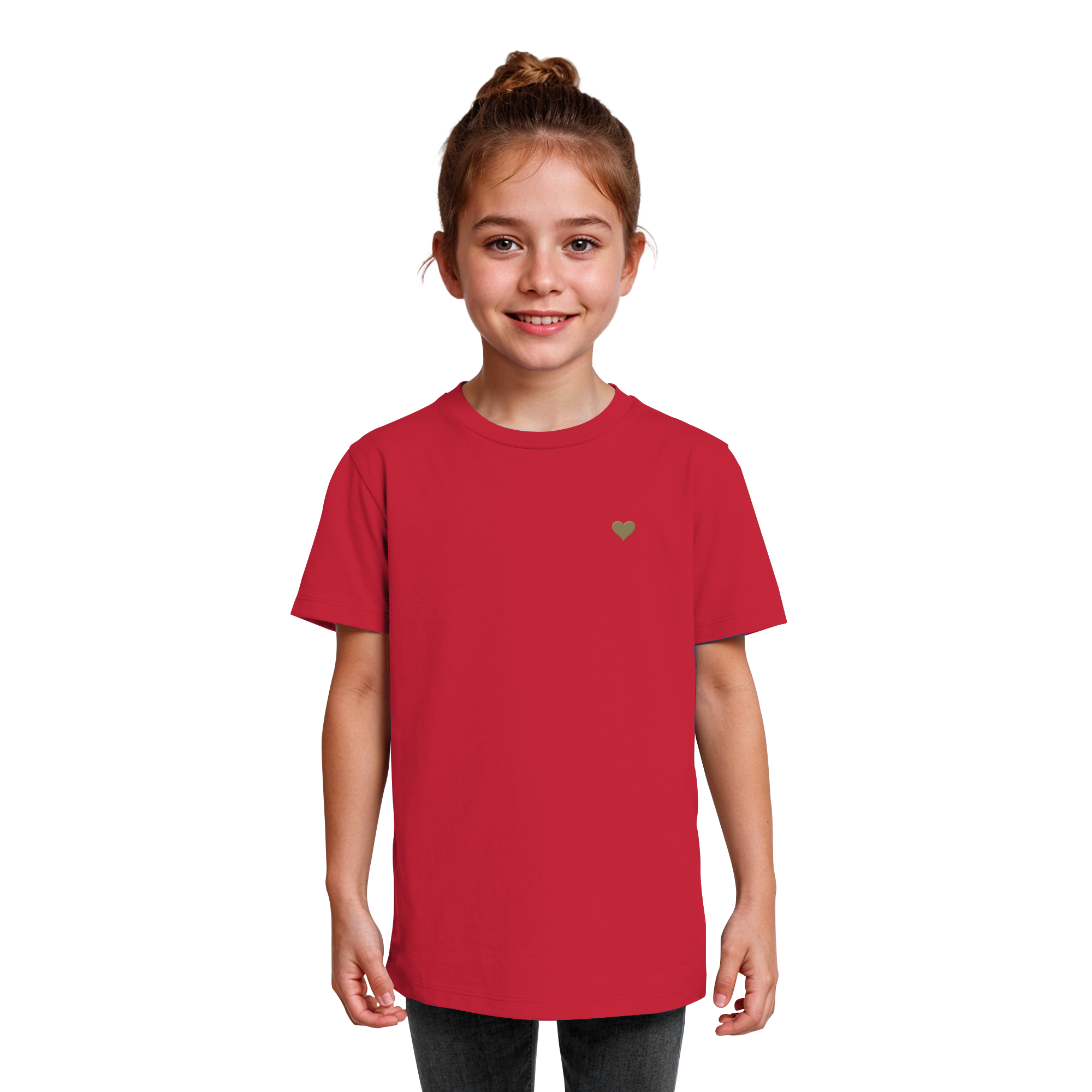 Kids Shirt - Herz aus Gold