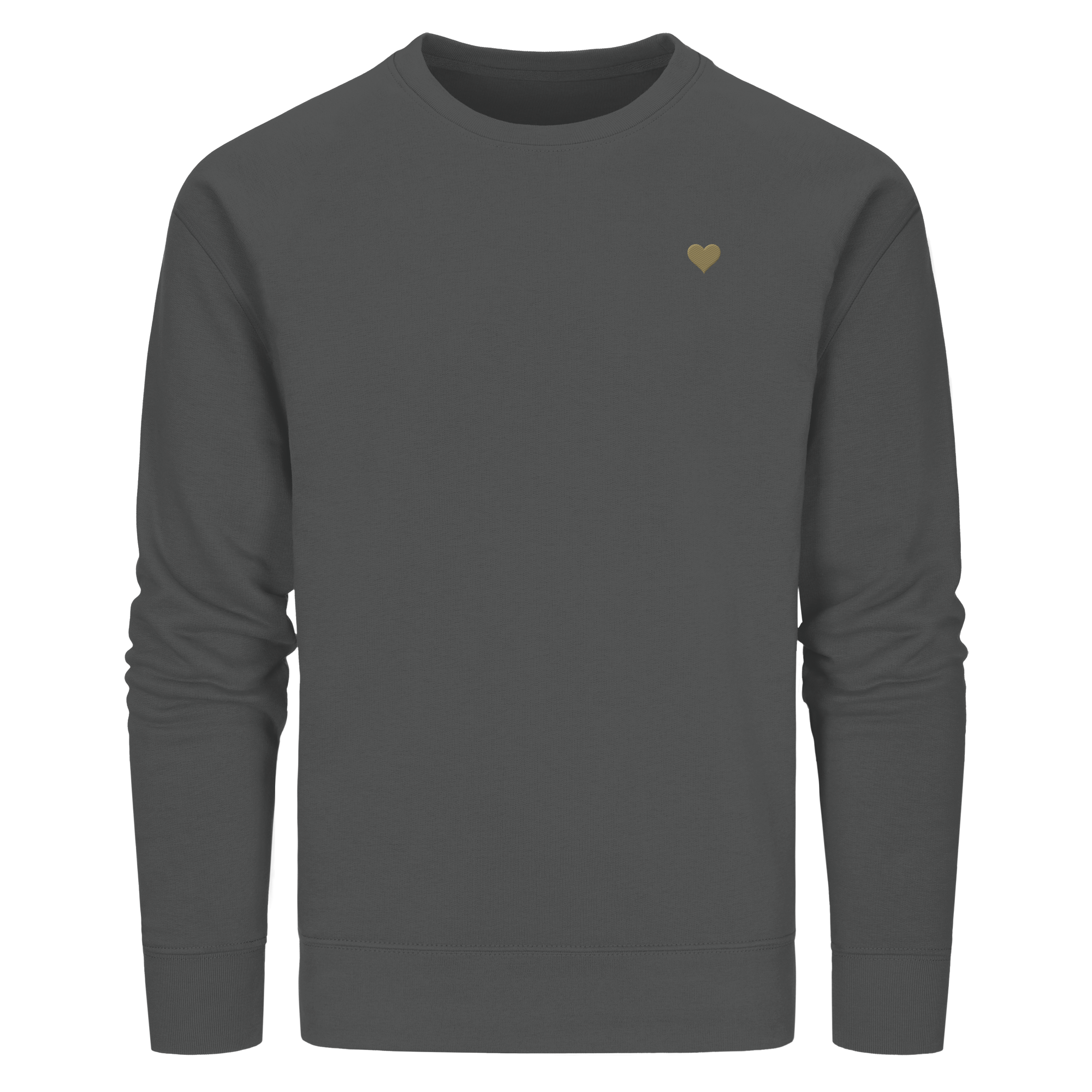 Basic Unisex Sweatshirt - Herz aus Gold