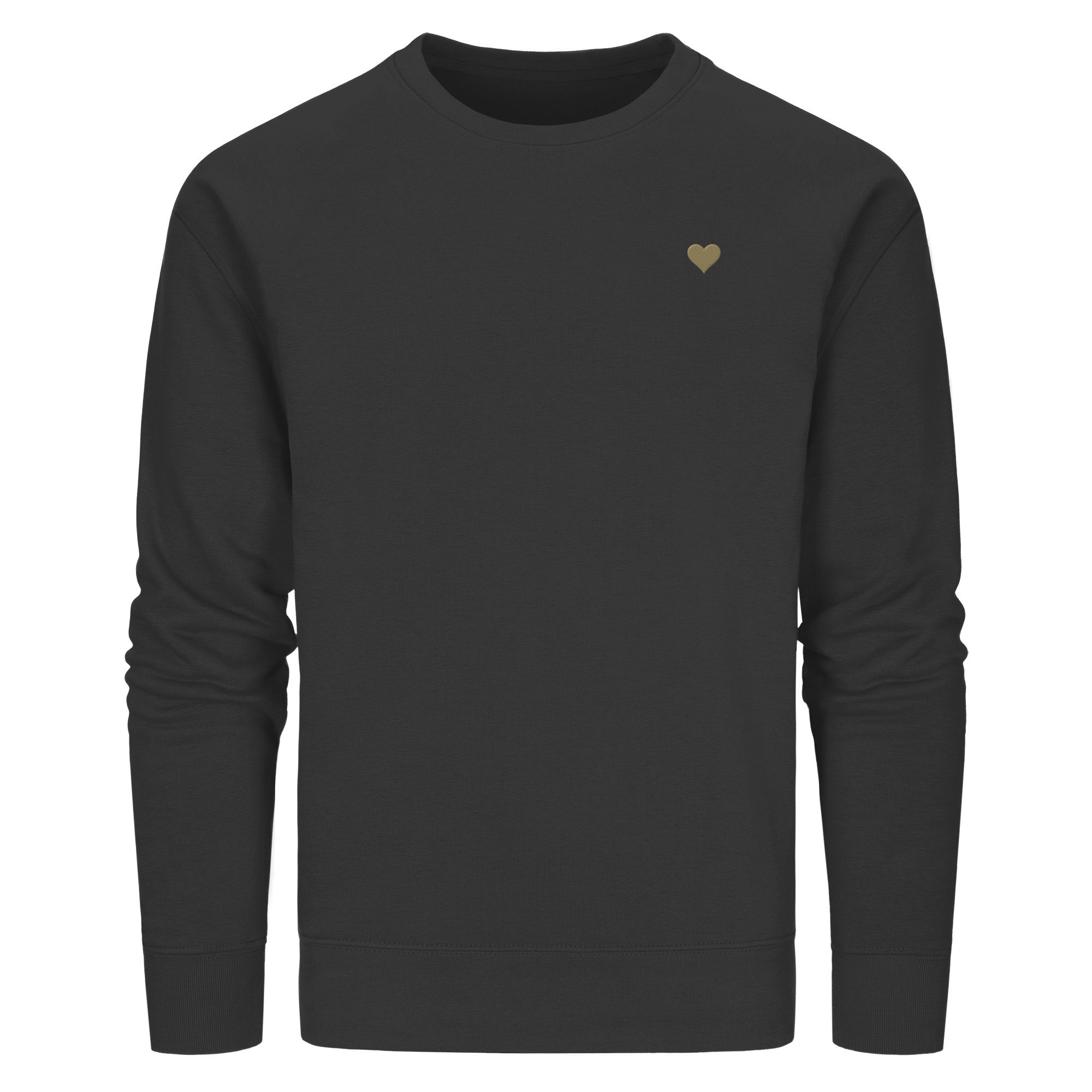 Basic Unisex Sweatshirt - Herz aus Gold
