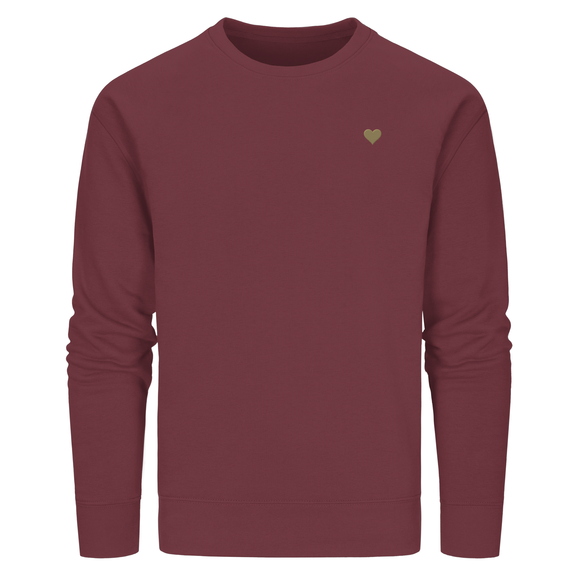 Basic Unisex Sweatshirt - Herz aus Gold