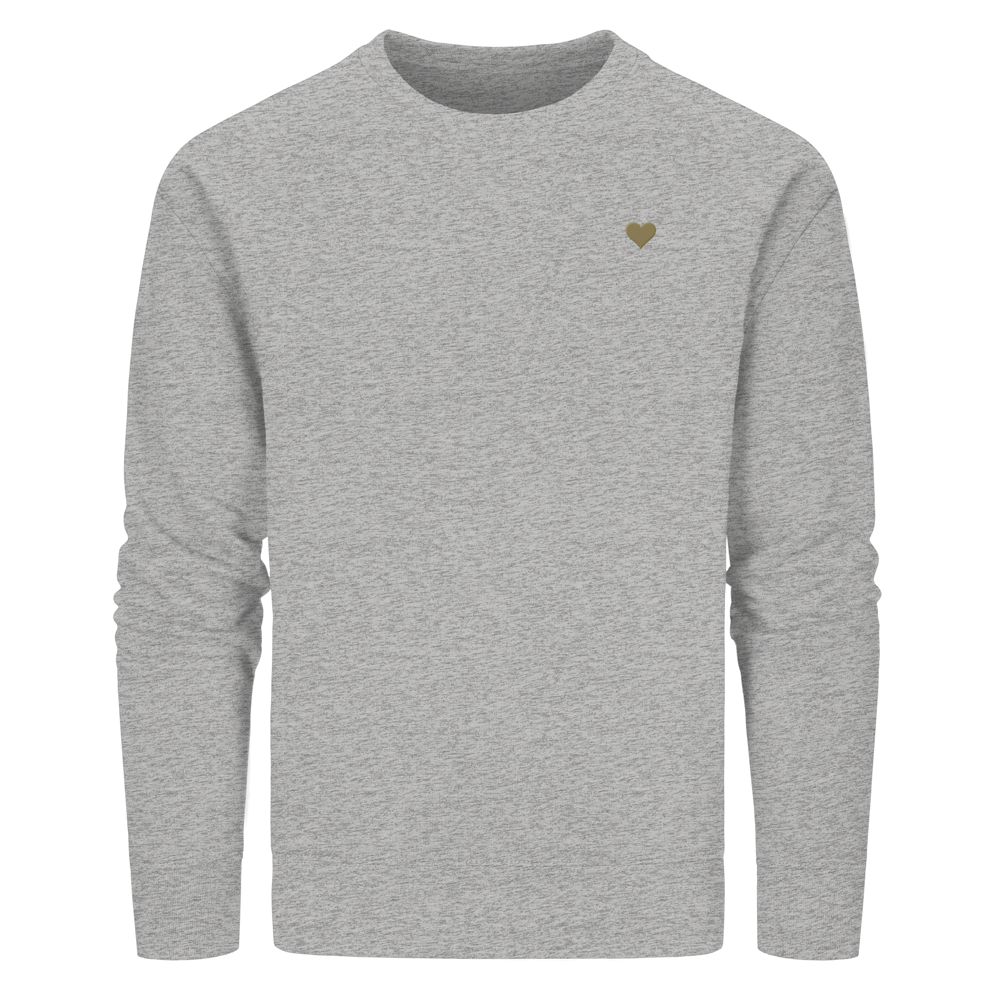 Basic Unisex Sweatshirt - Herz aus Gold