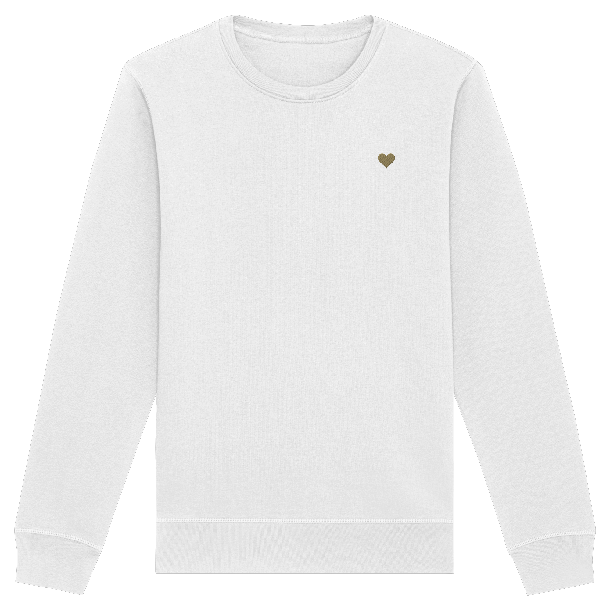 Basic Unisex Sweatshirt - Herz aus Gold