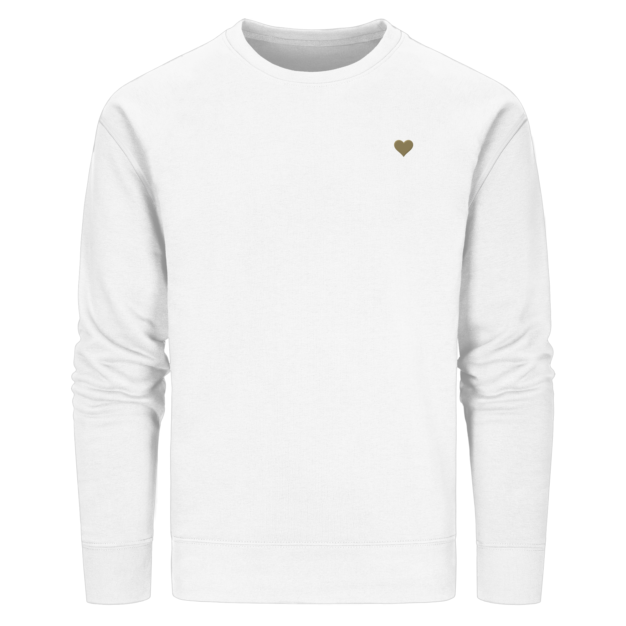 Basic Unisex Sweatshirt - Herz aus Gold