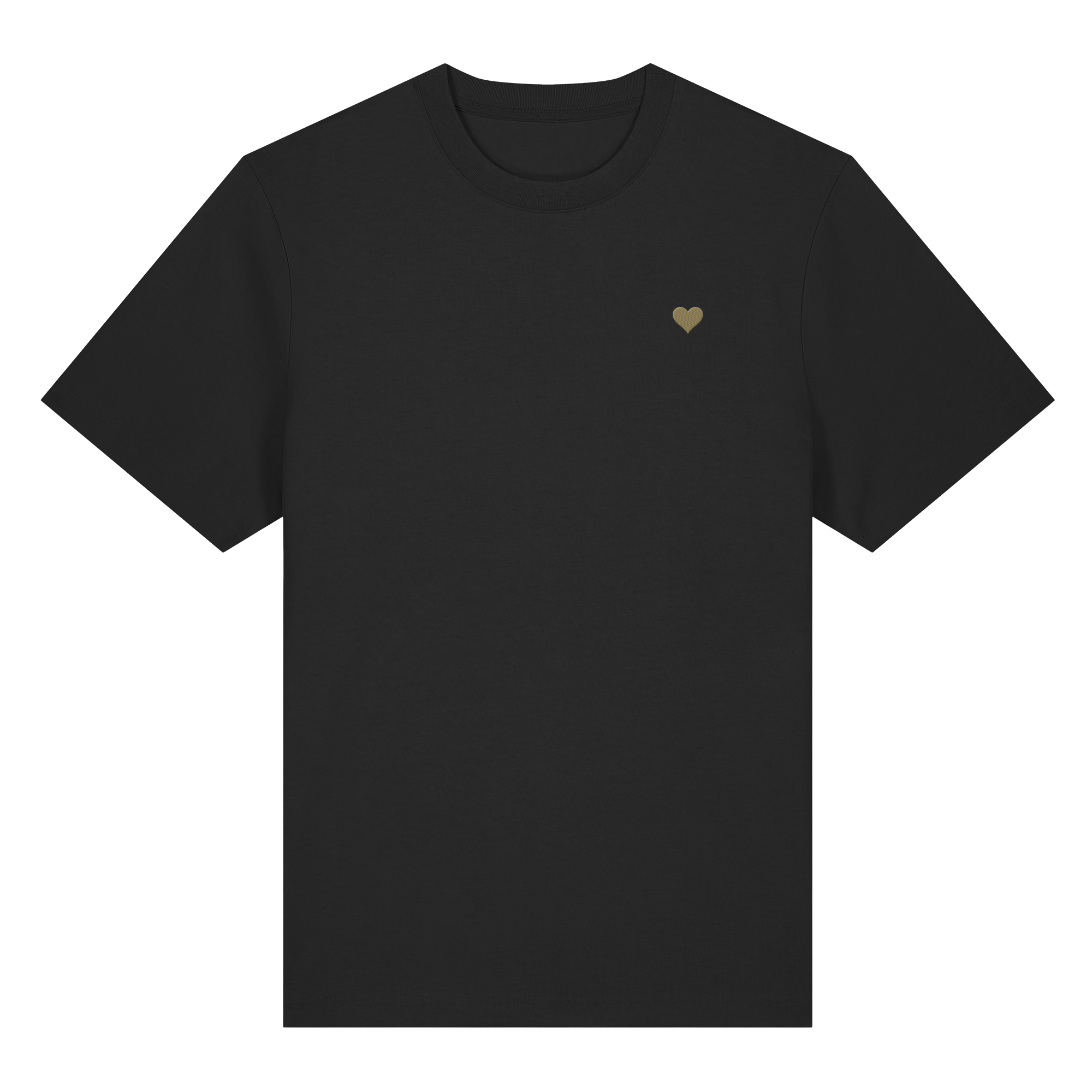 Heavy T-Shirt - Herz aus Gold