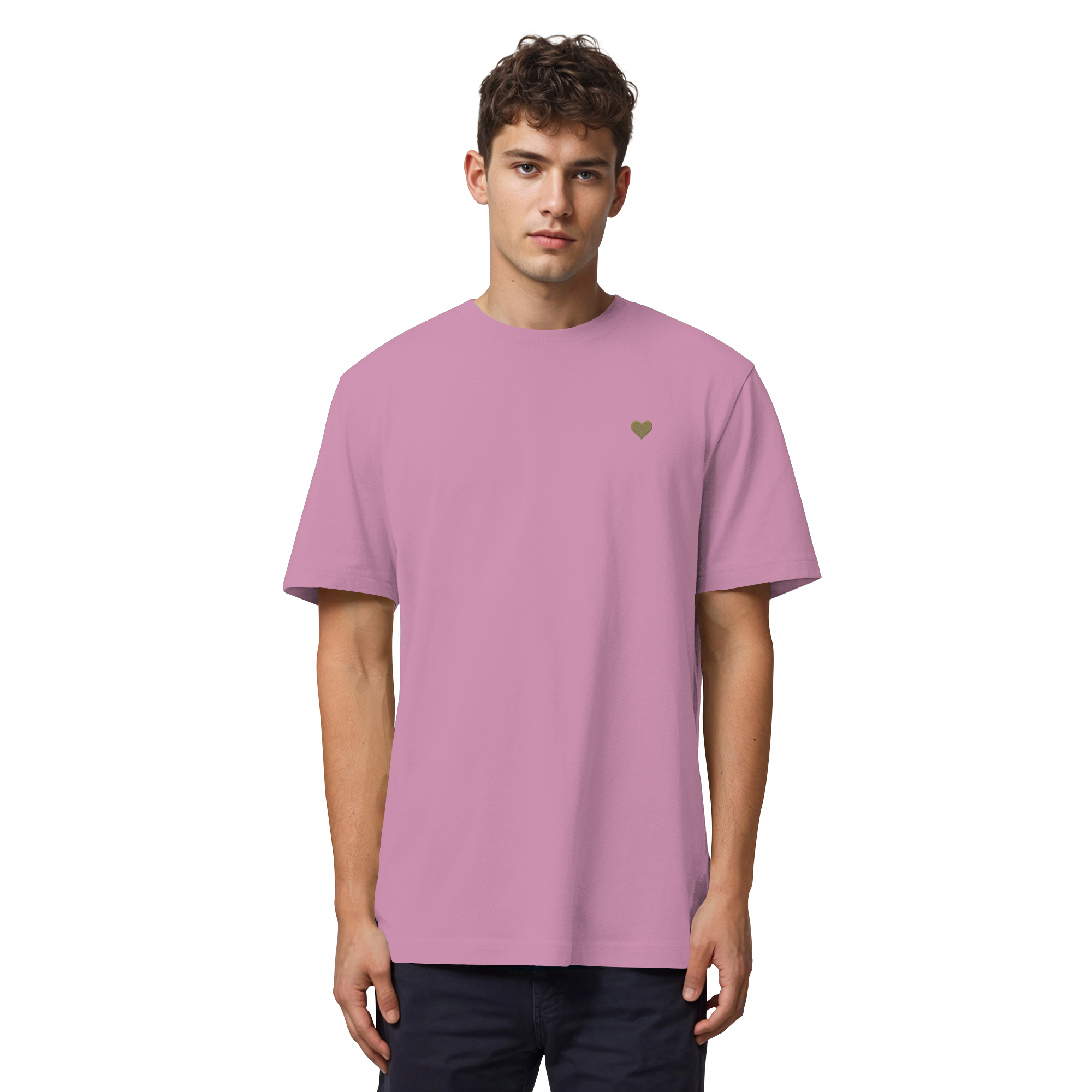 Heavy T-Shirt - Herz aus Gold