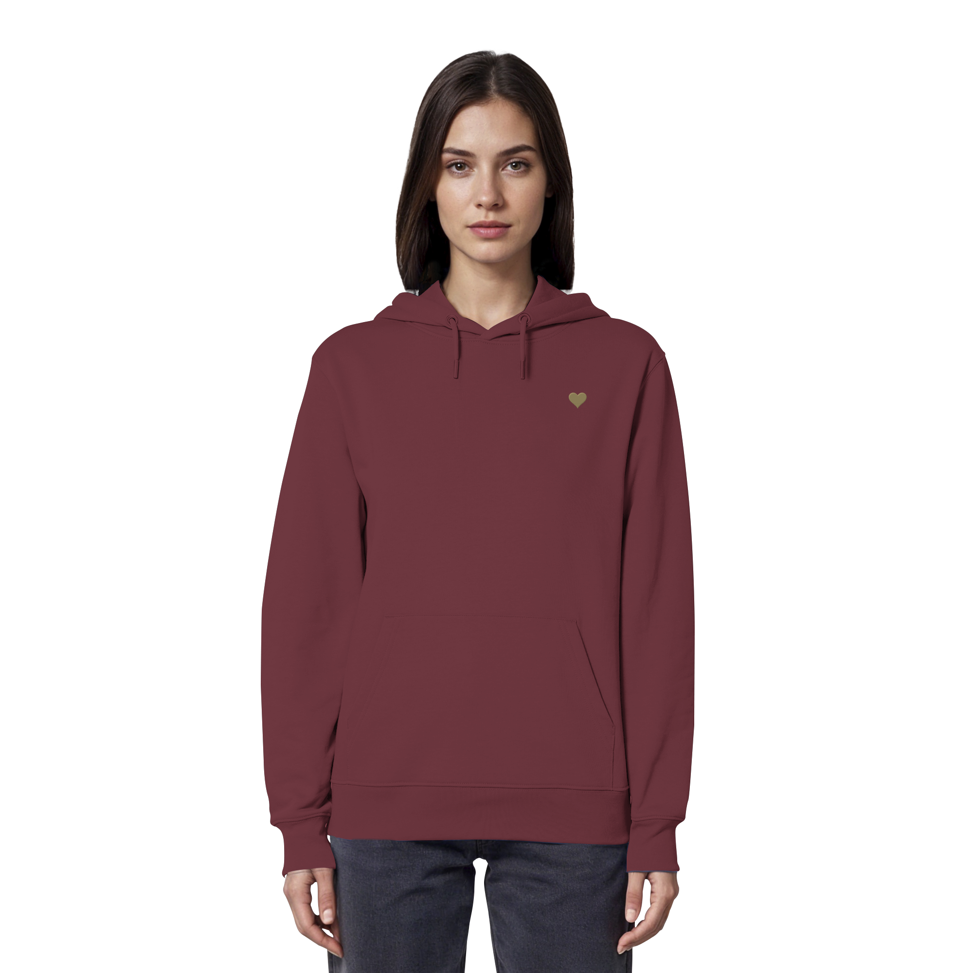 Hoodie - Herz aus Gold