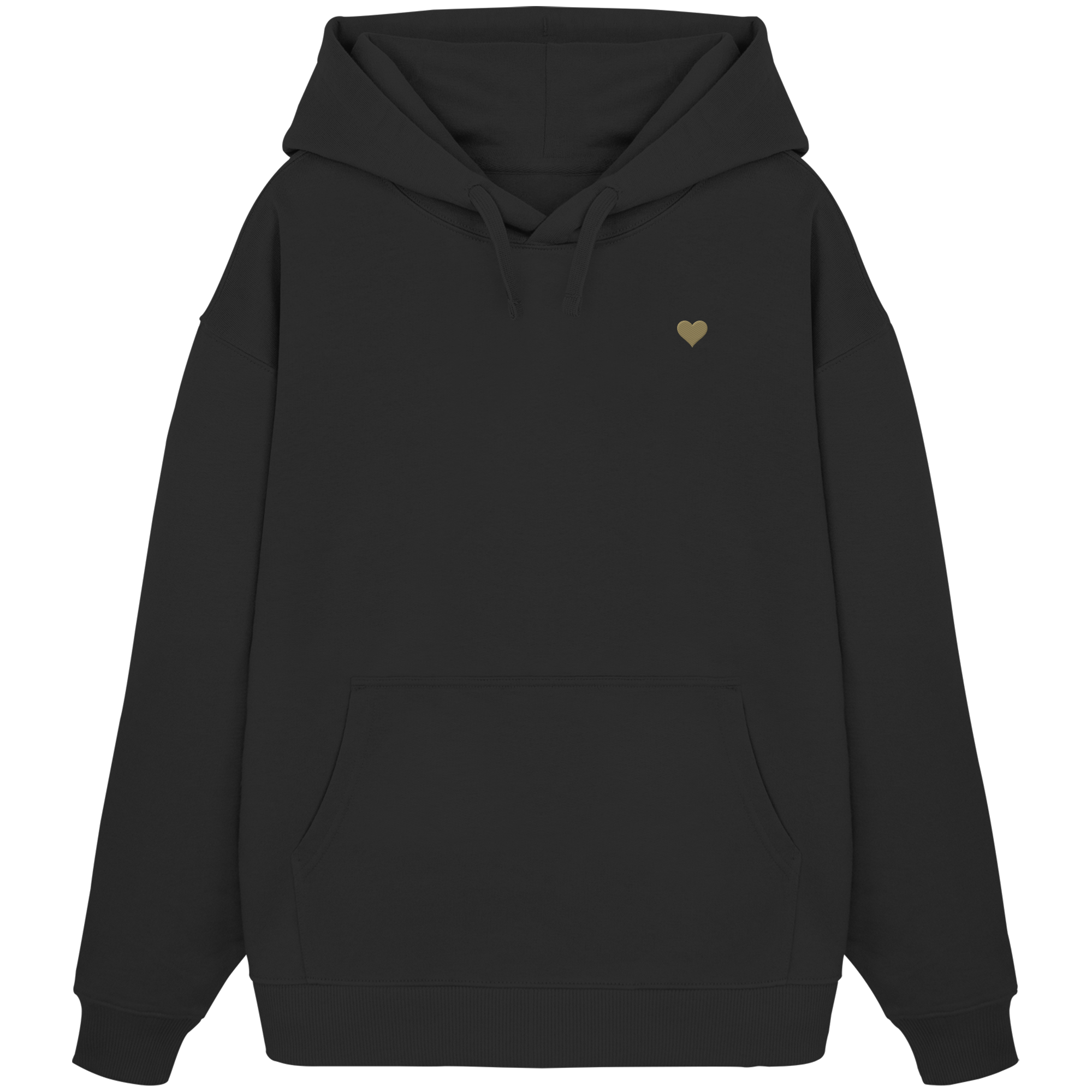 Oversize Hoodie - Herz aus Gold