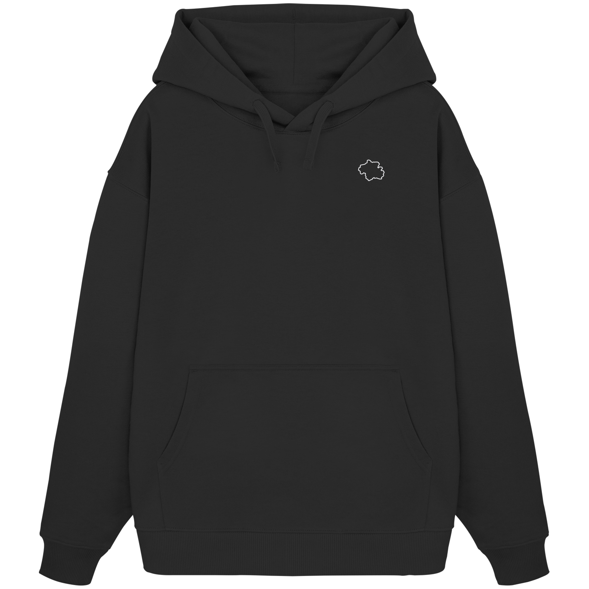 Organic Oversize Hoodie- München Stick