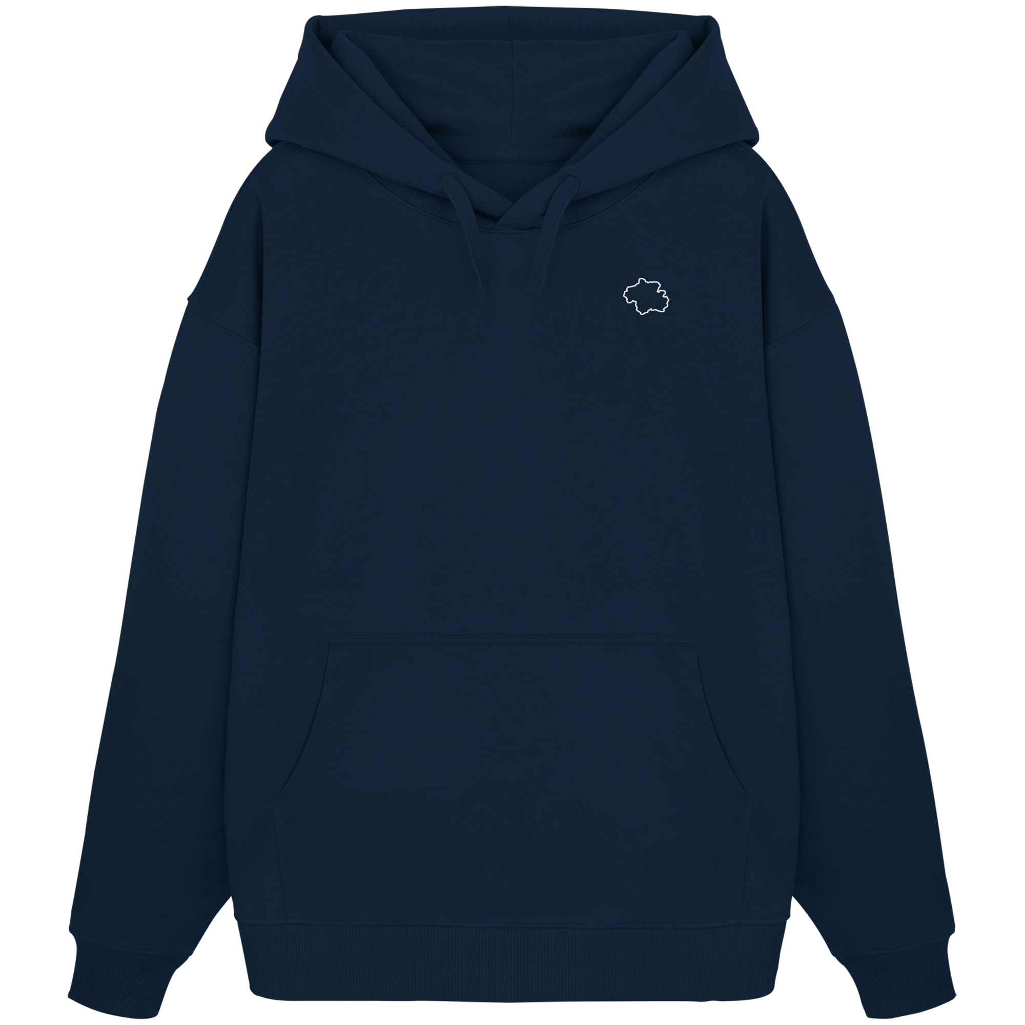 Organic Oversize Hoodie- München Stick