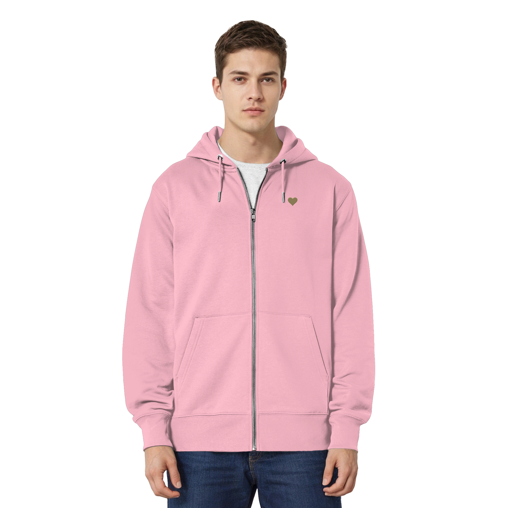 Relaxed Zipper - Herz aus Gold