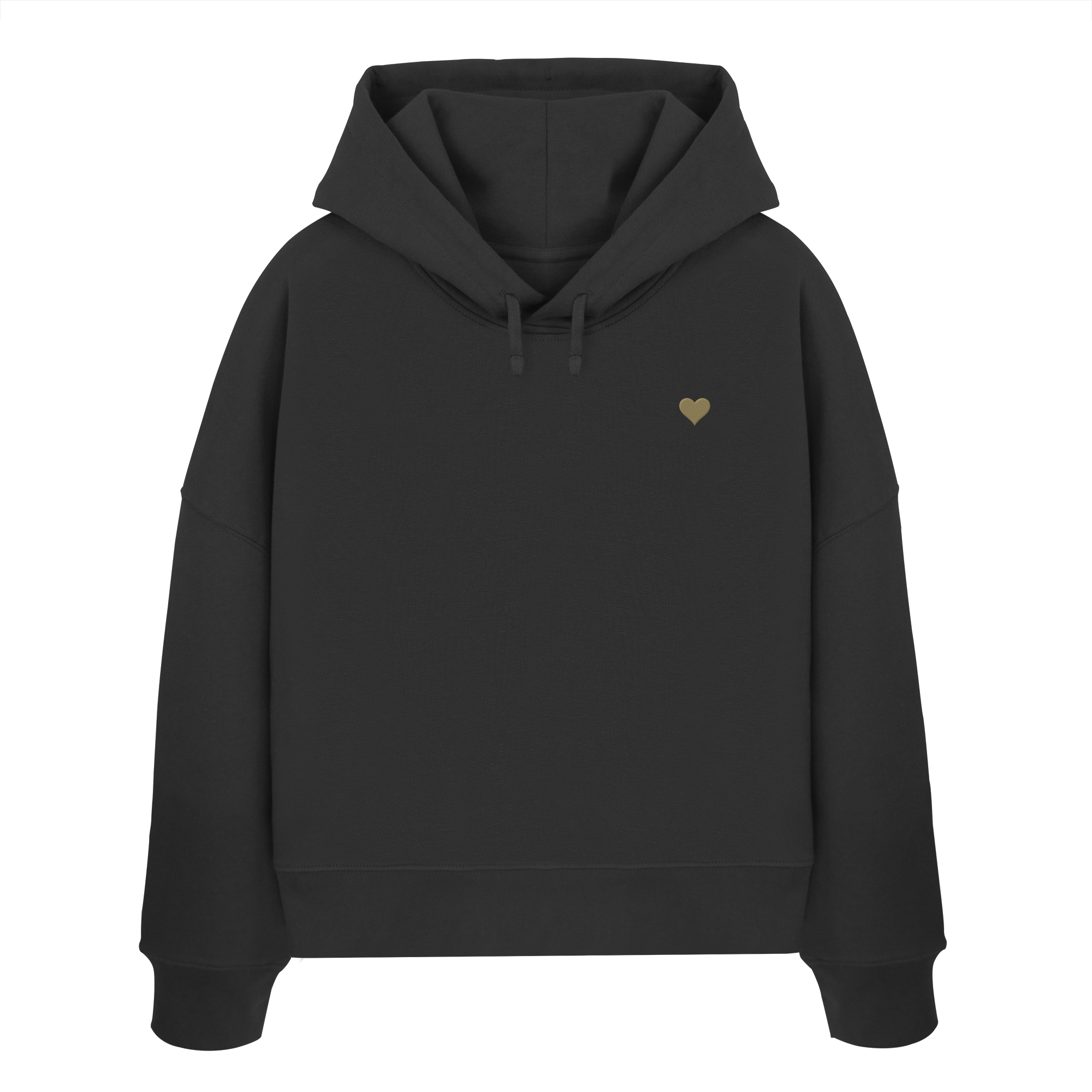 Womens Boxcut Hoodie - Herz aus Gold