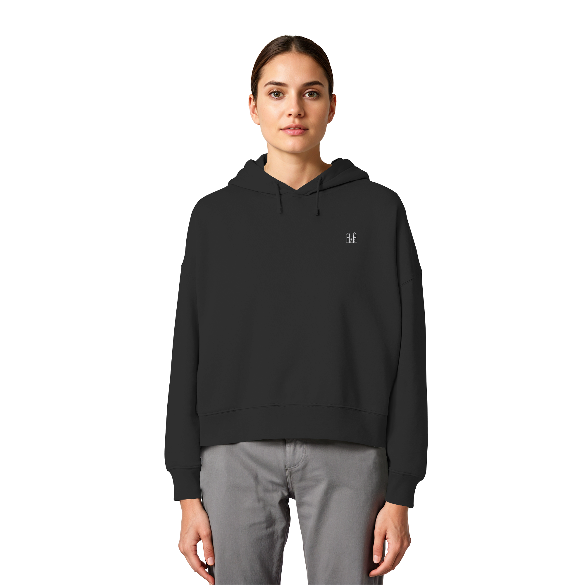 Womens Boxcut Hoodie - Church