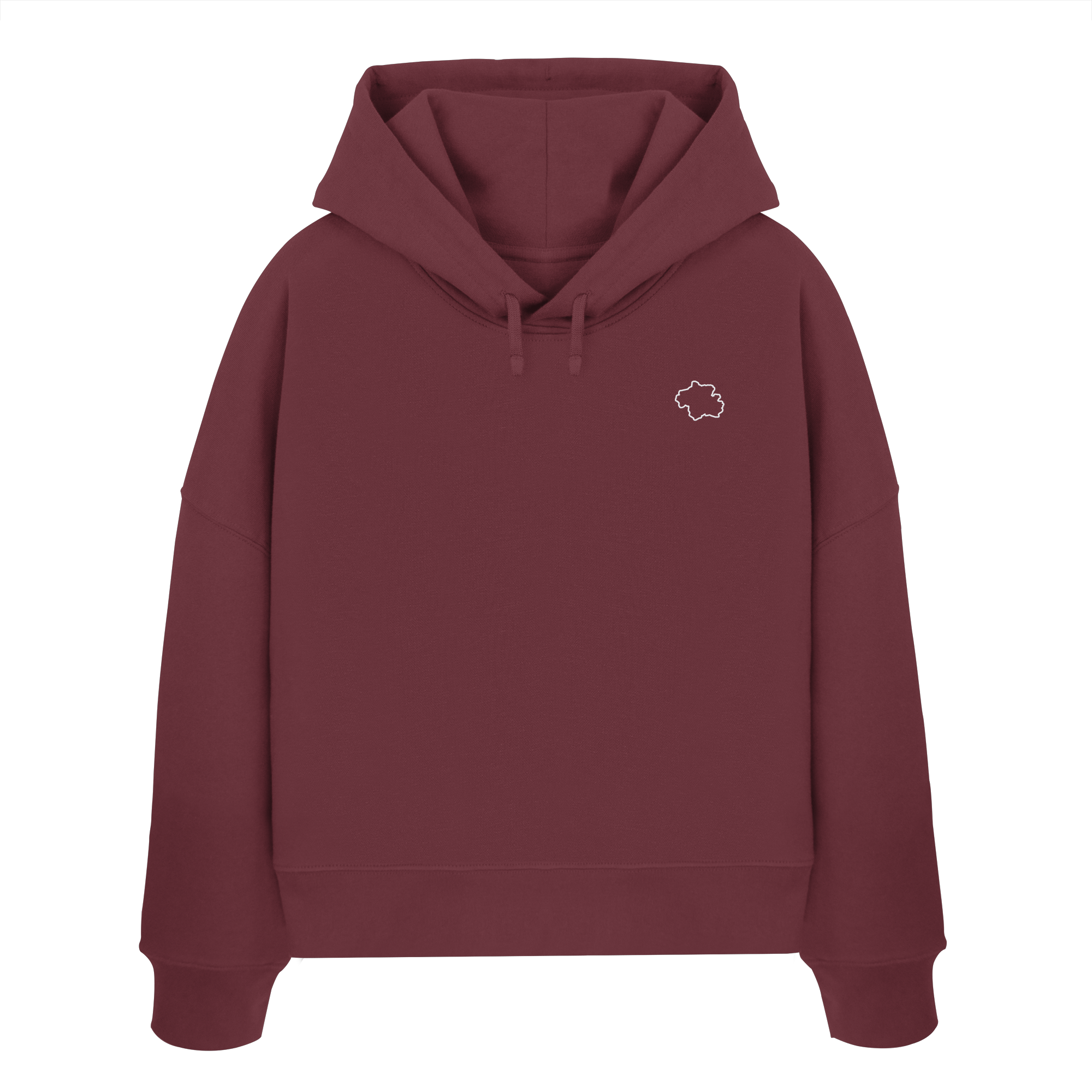 Womens Organic Boxcut Hoodie - München Stick