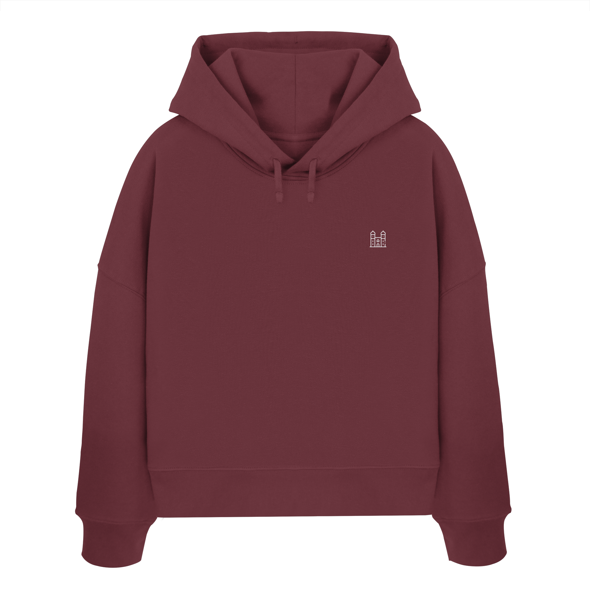 Womens Boxcut Hoodie - Church