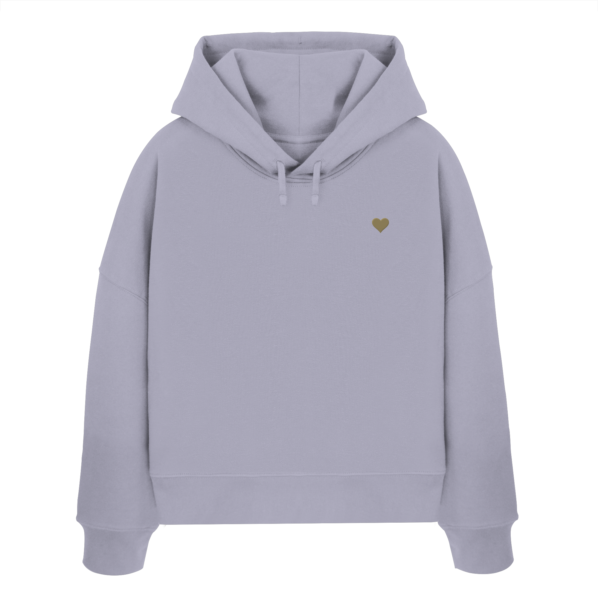 Womens Boxcut Hoodie - Herz aus Gold