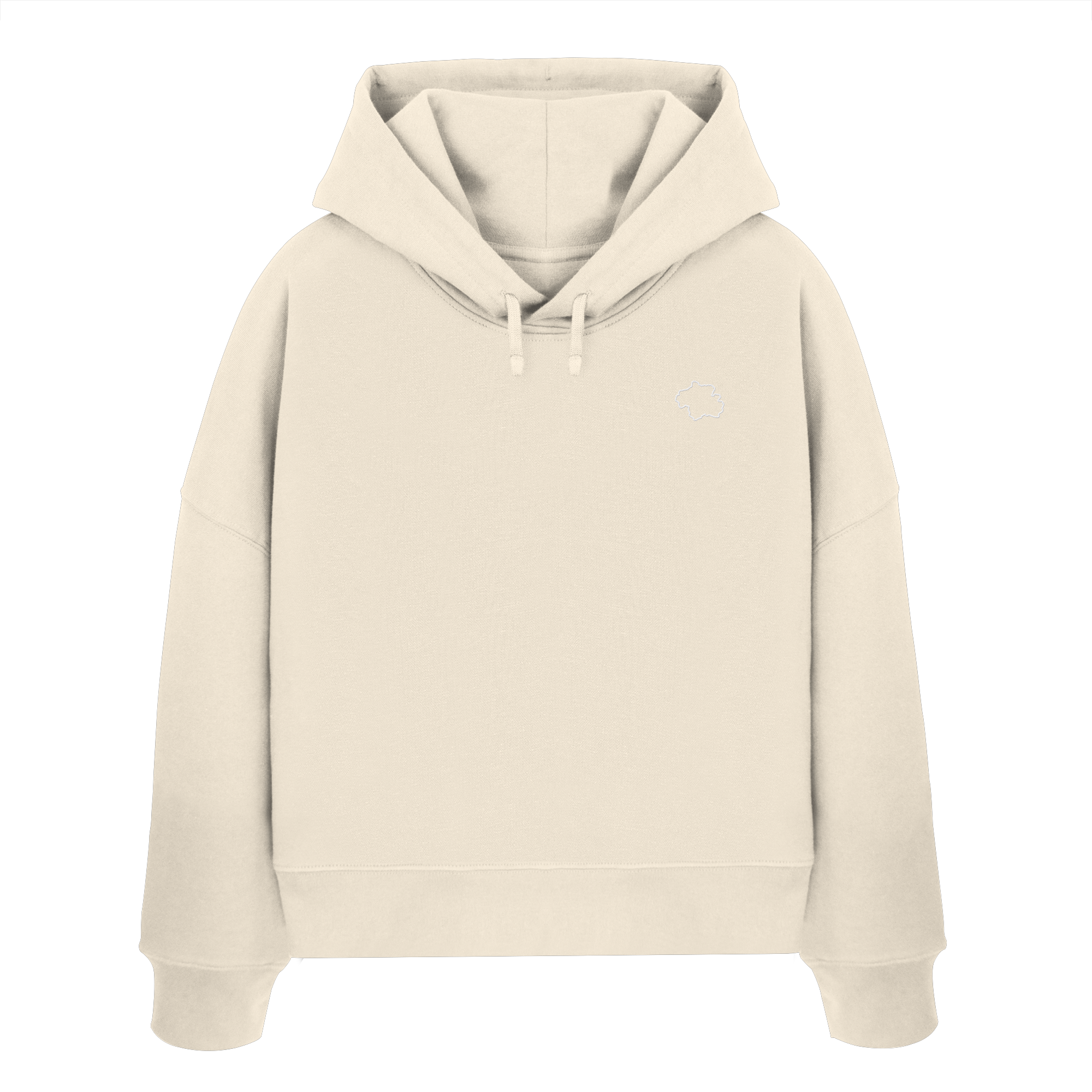 Womens Organic Boxcut Hoodie - München Stick