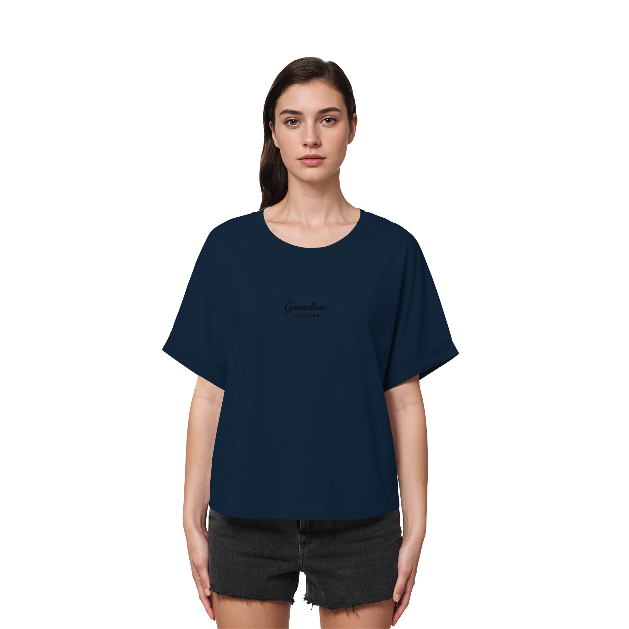 Ente süßsauer - Womens Organic Rolled Sleeves T-Shirt