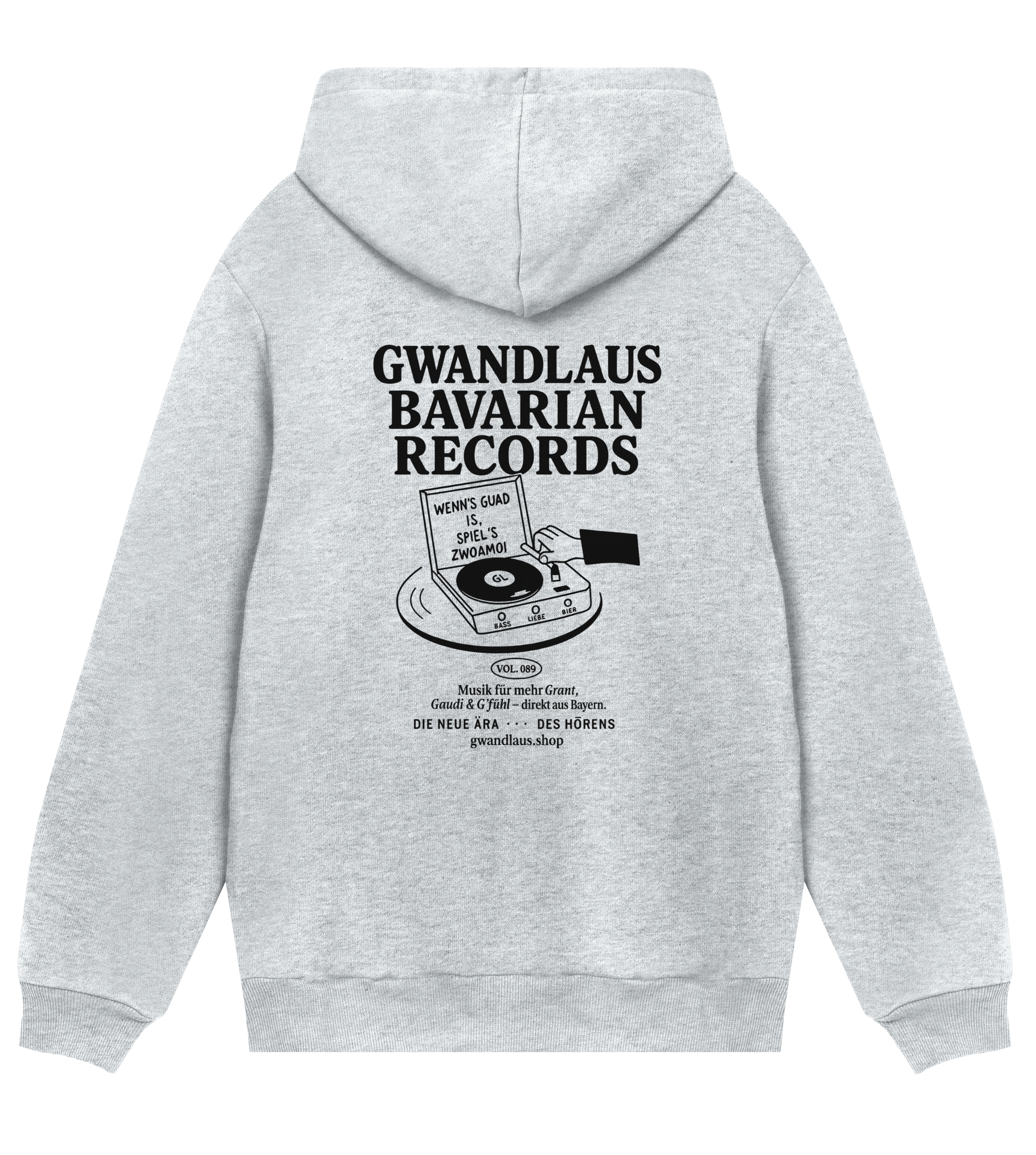 Mens Regular Hoodie Bavarian Records