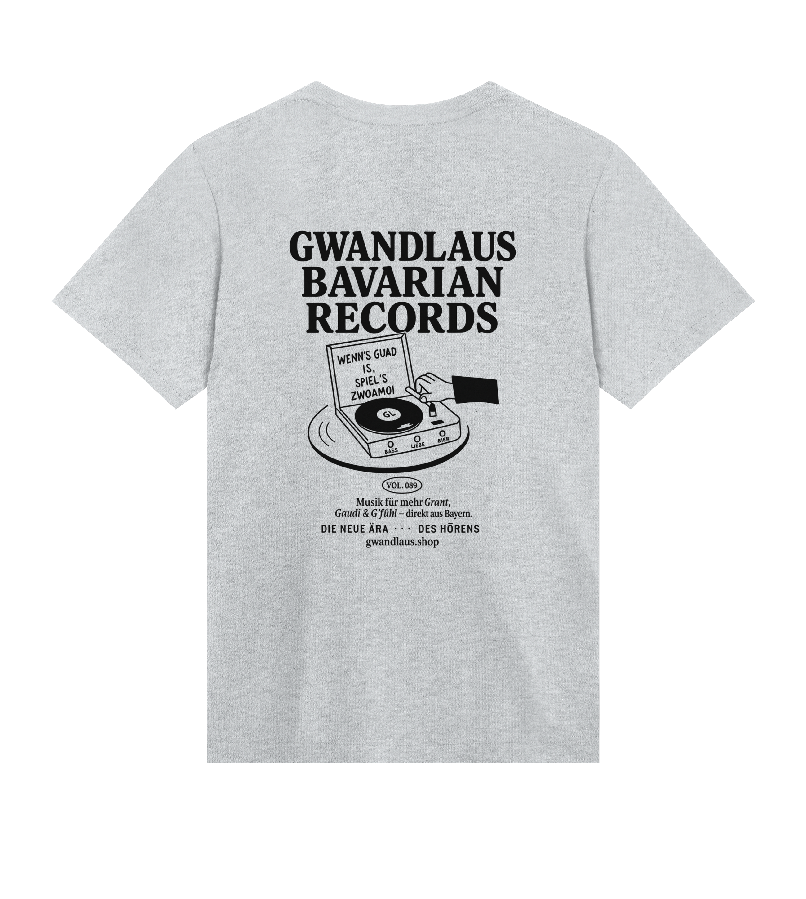 Mens Regular Tee Bavarian Records