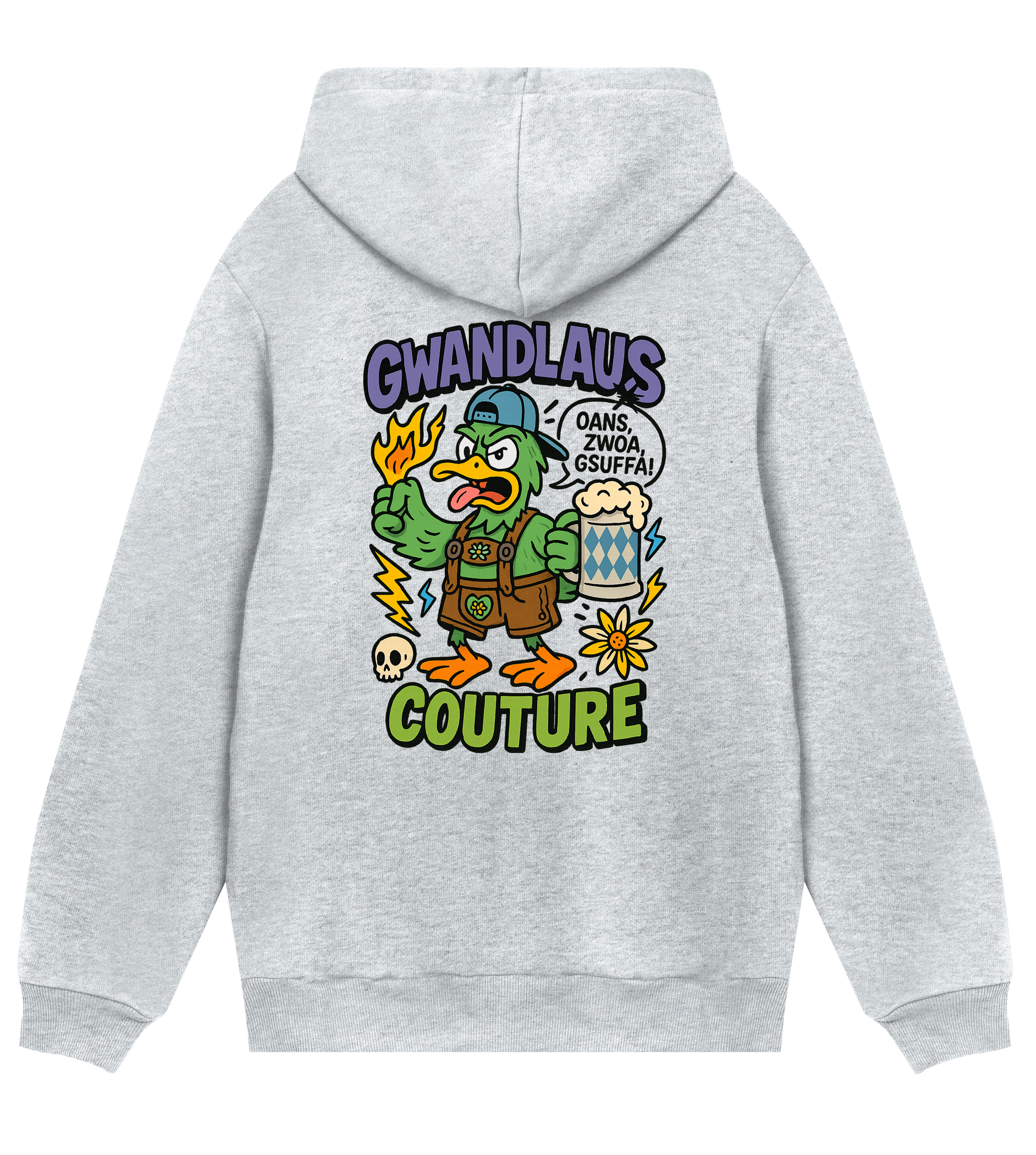 Mens Regular Hoodie ENTE süß-sauer