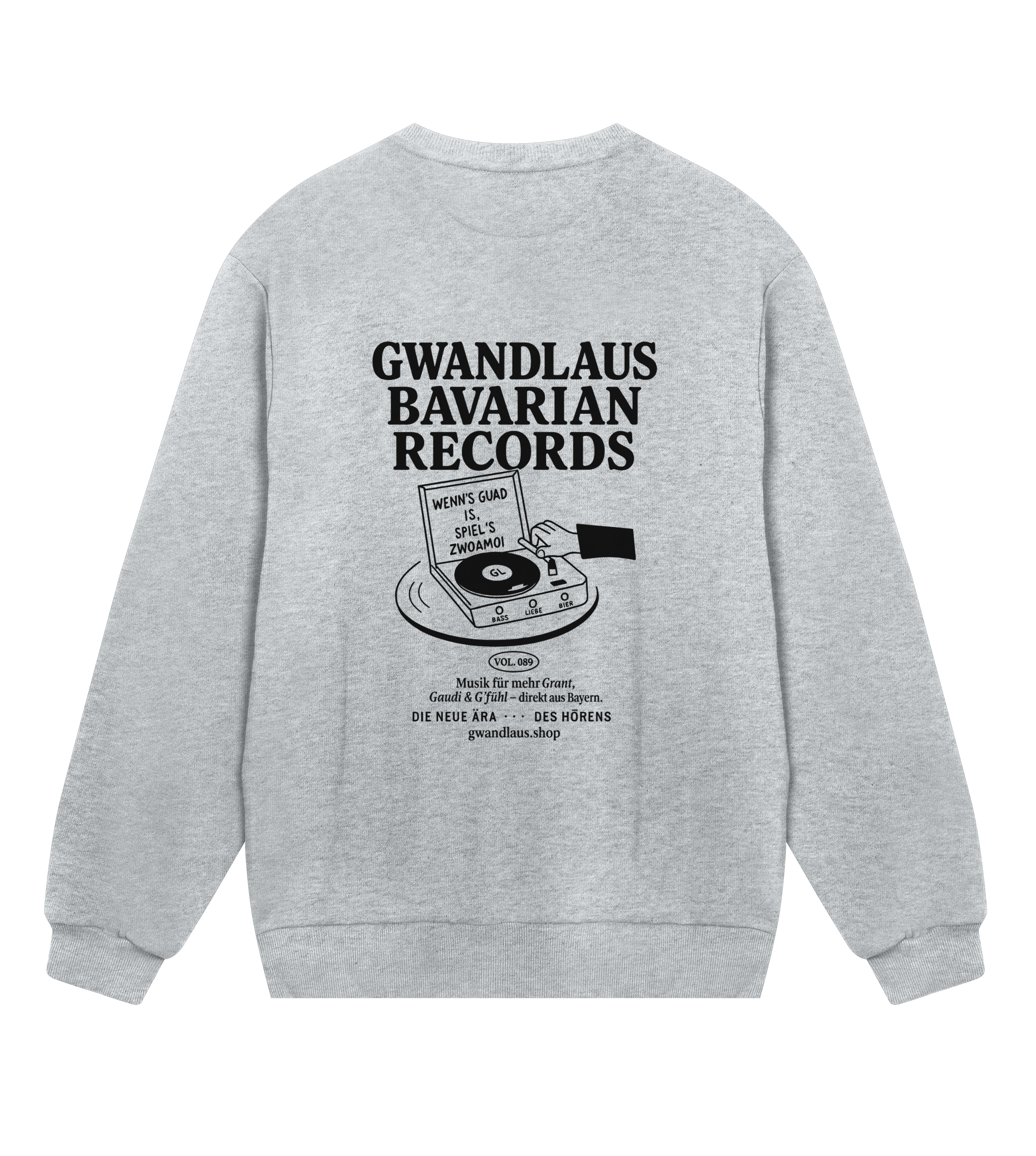 Mens Regular Sweatshirt Bavarian Records