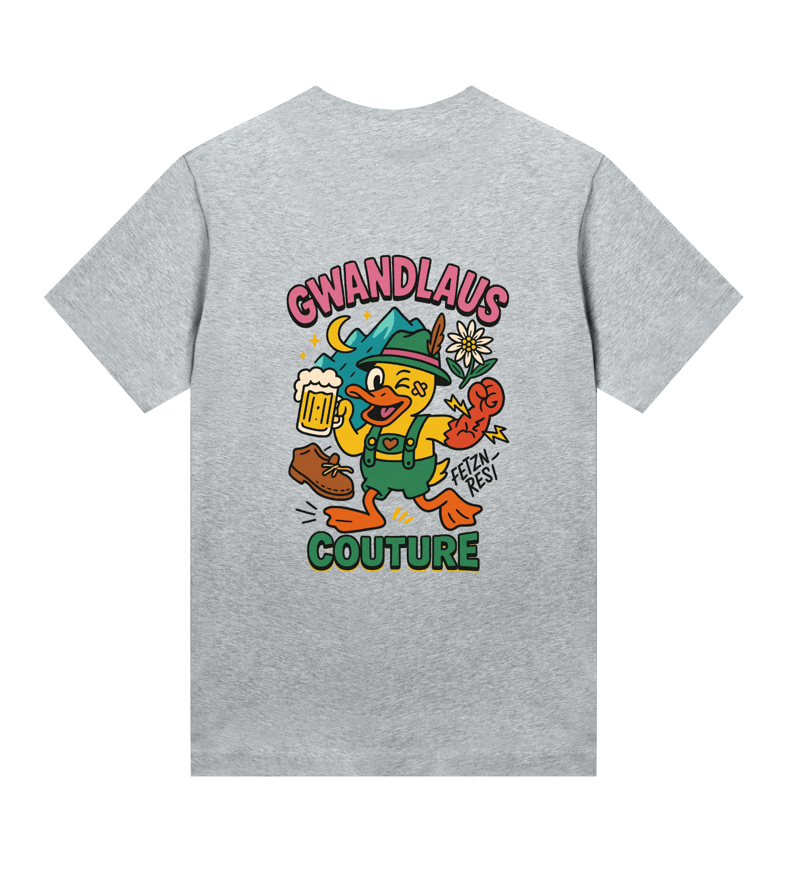 Womens Regular Tee Crazy Duck