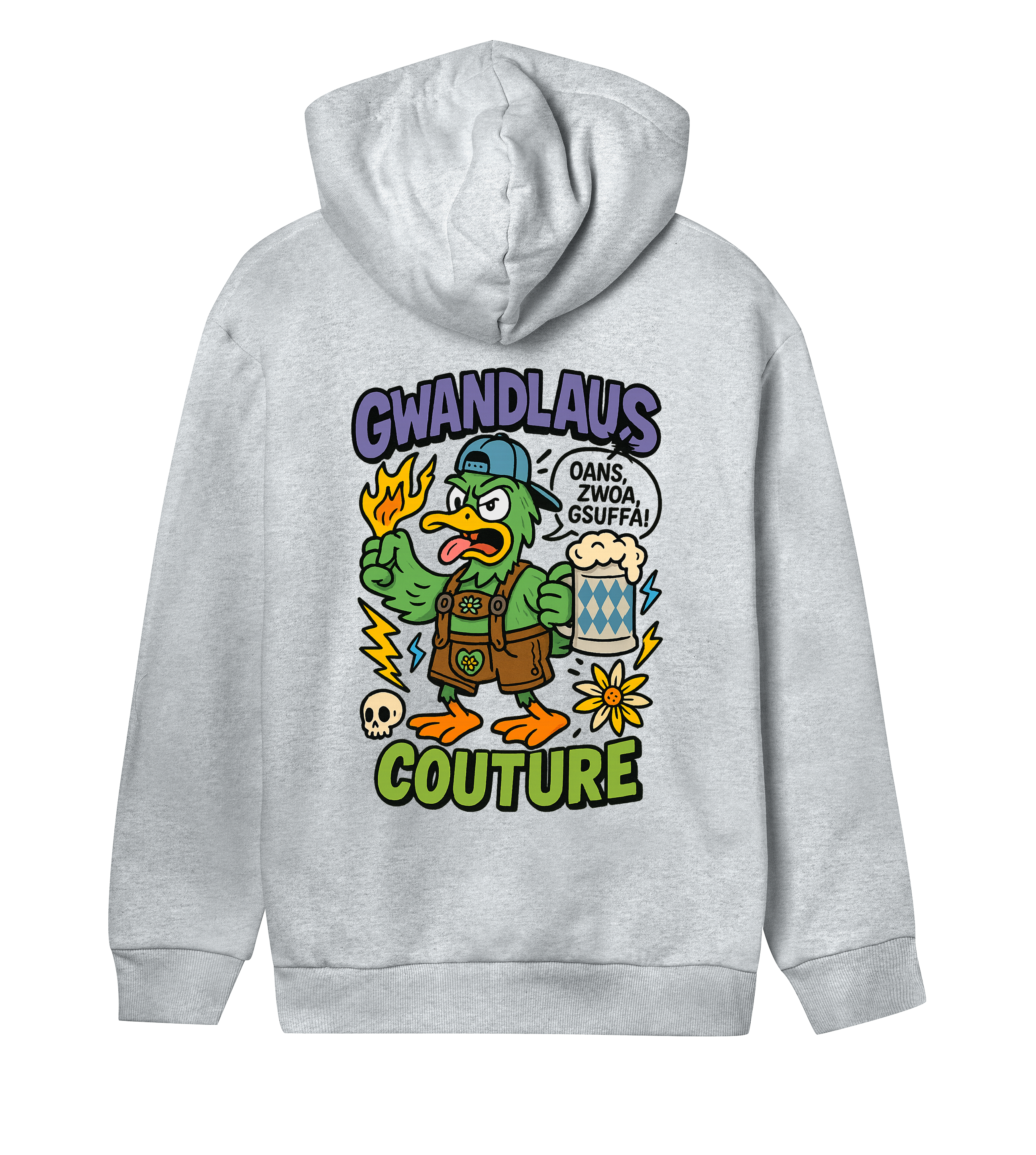 Womens Regular Hoodie ENTE süß-sauer