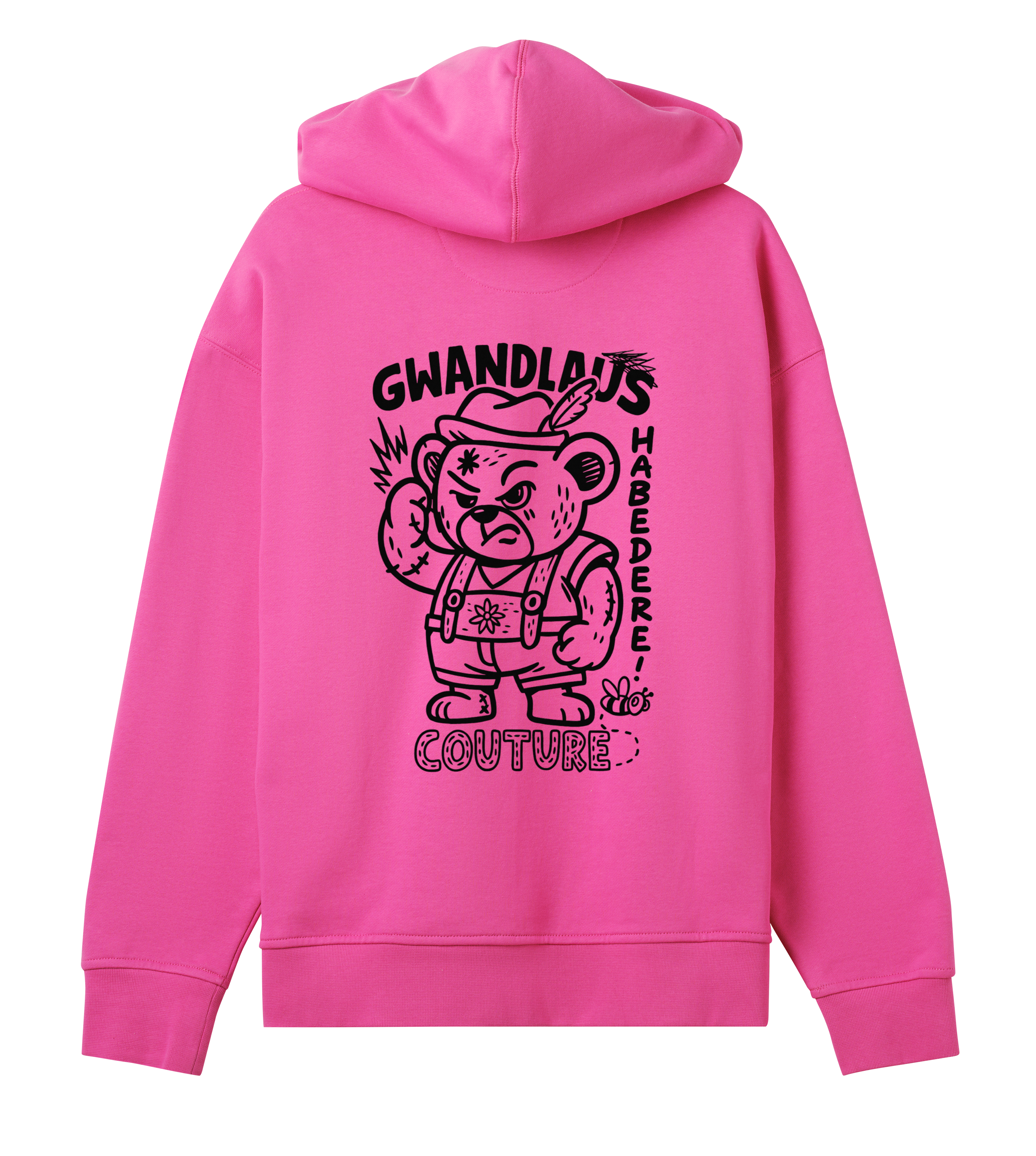 Womens Oversized Hoodie Watschnbääär