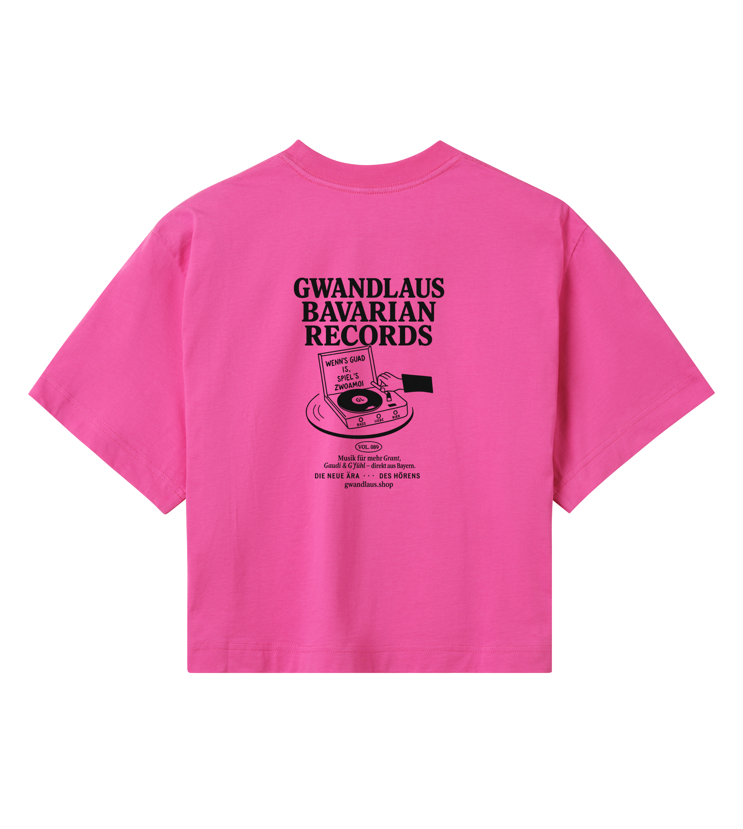 Womens Crop Top Bavarian Records