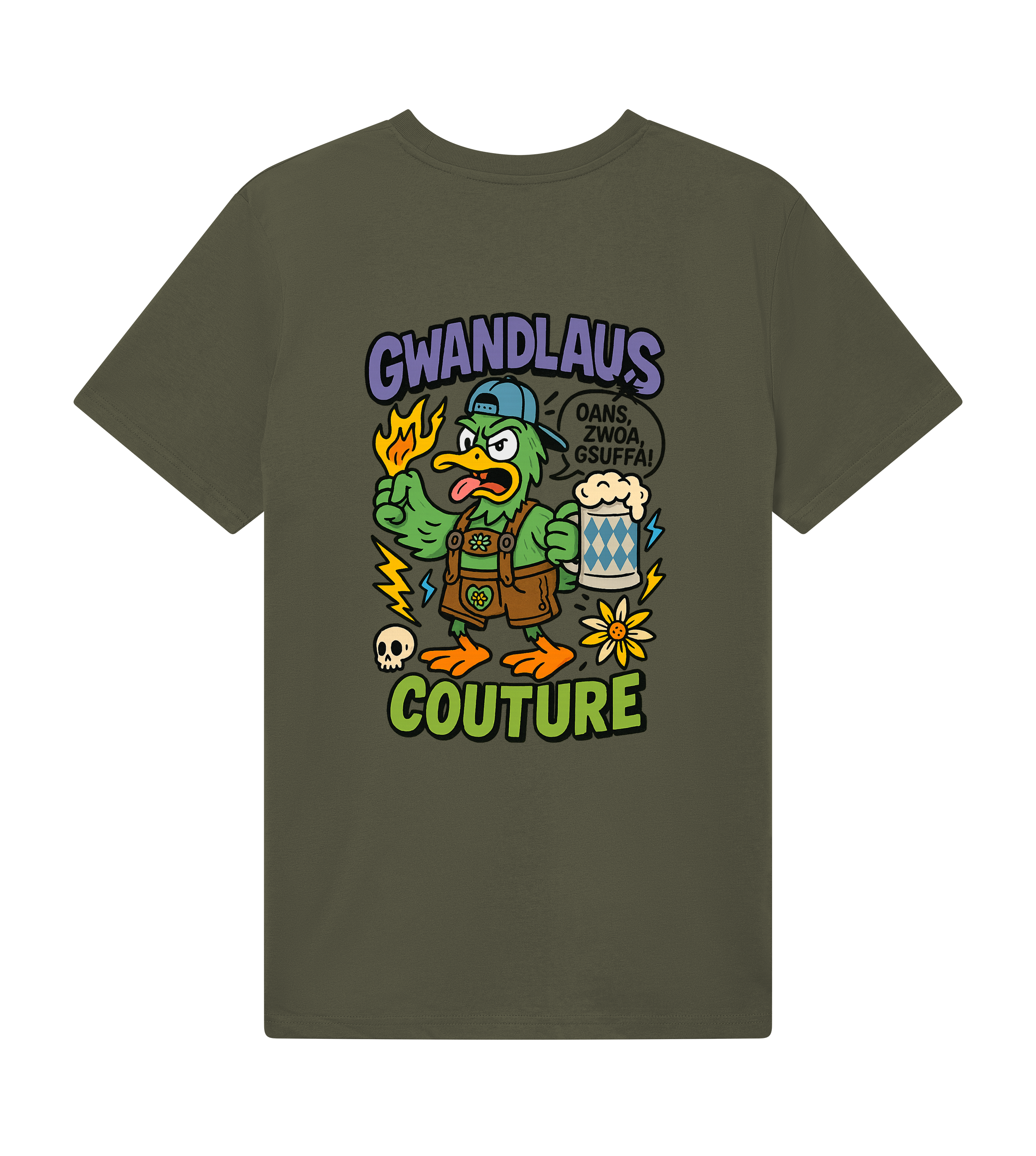 Mans Crafter Tee ENTE süß-sauer