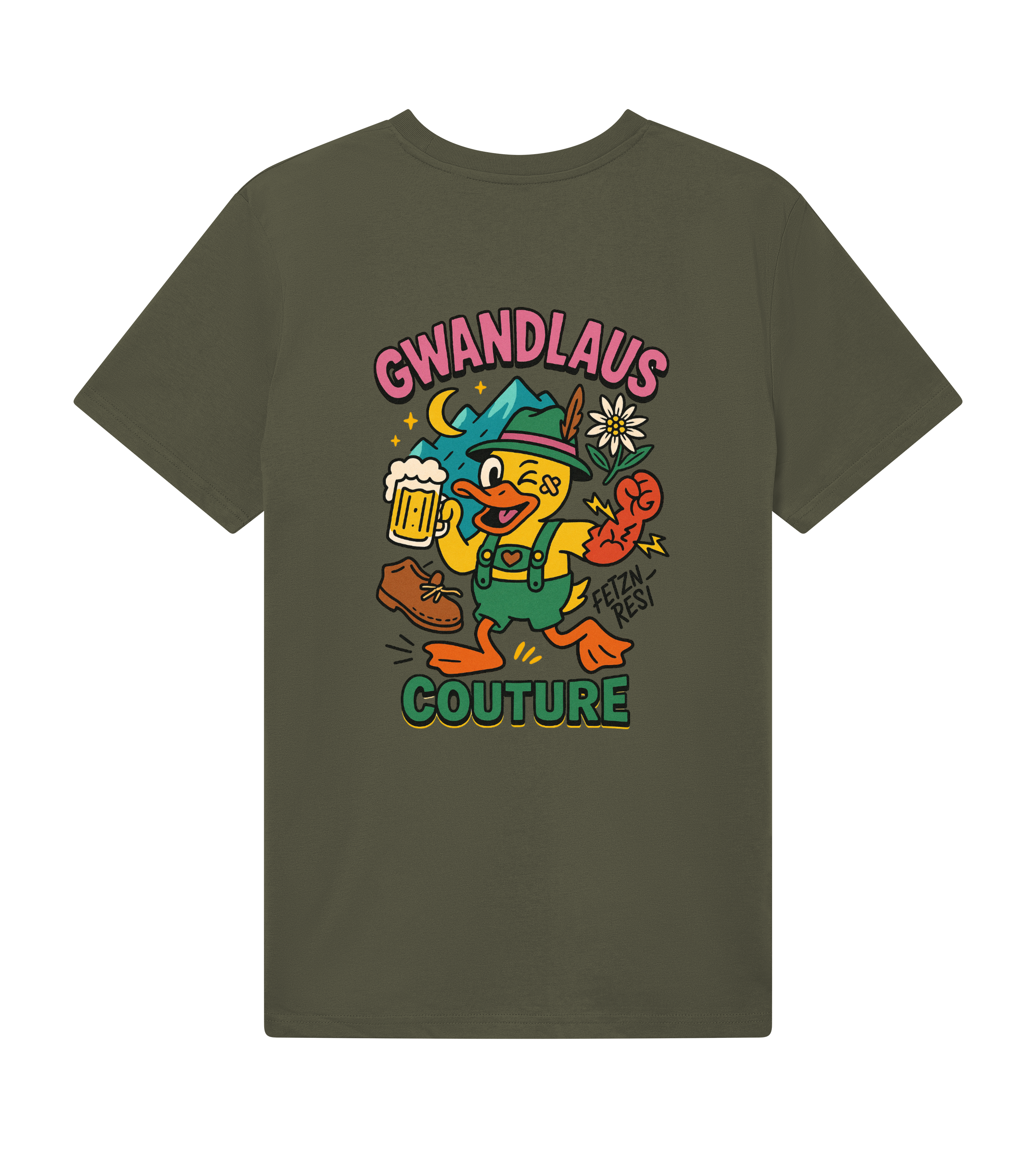 Mens Crafter Tee Crazy Duck