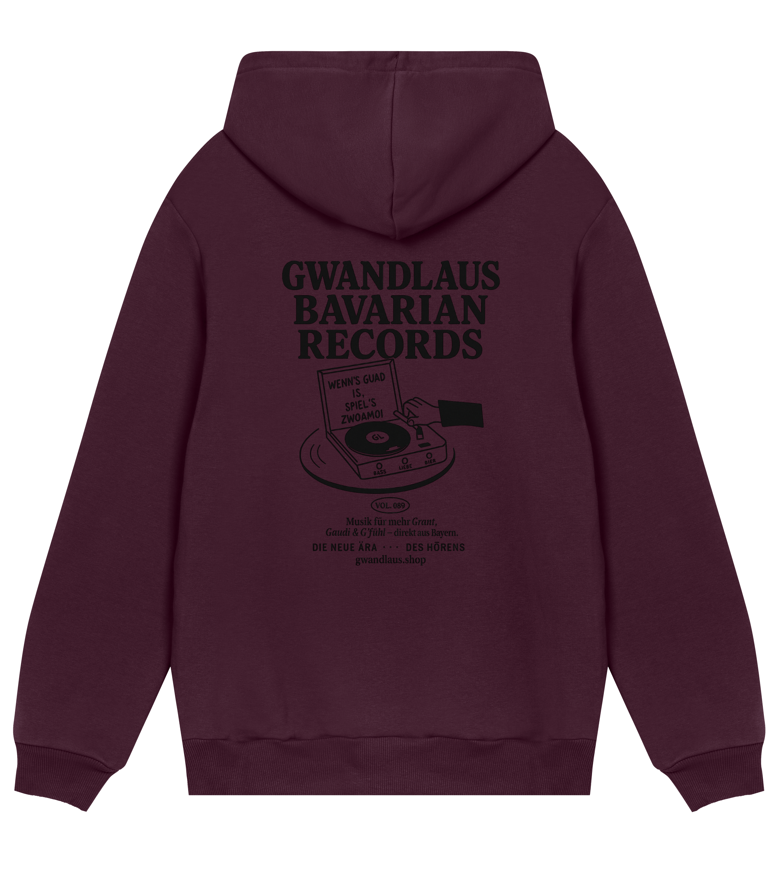 Mens Regular Hoodie Bavarian Records